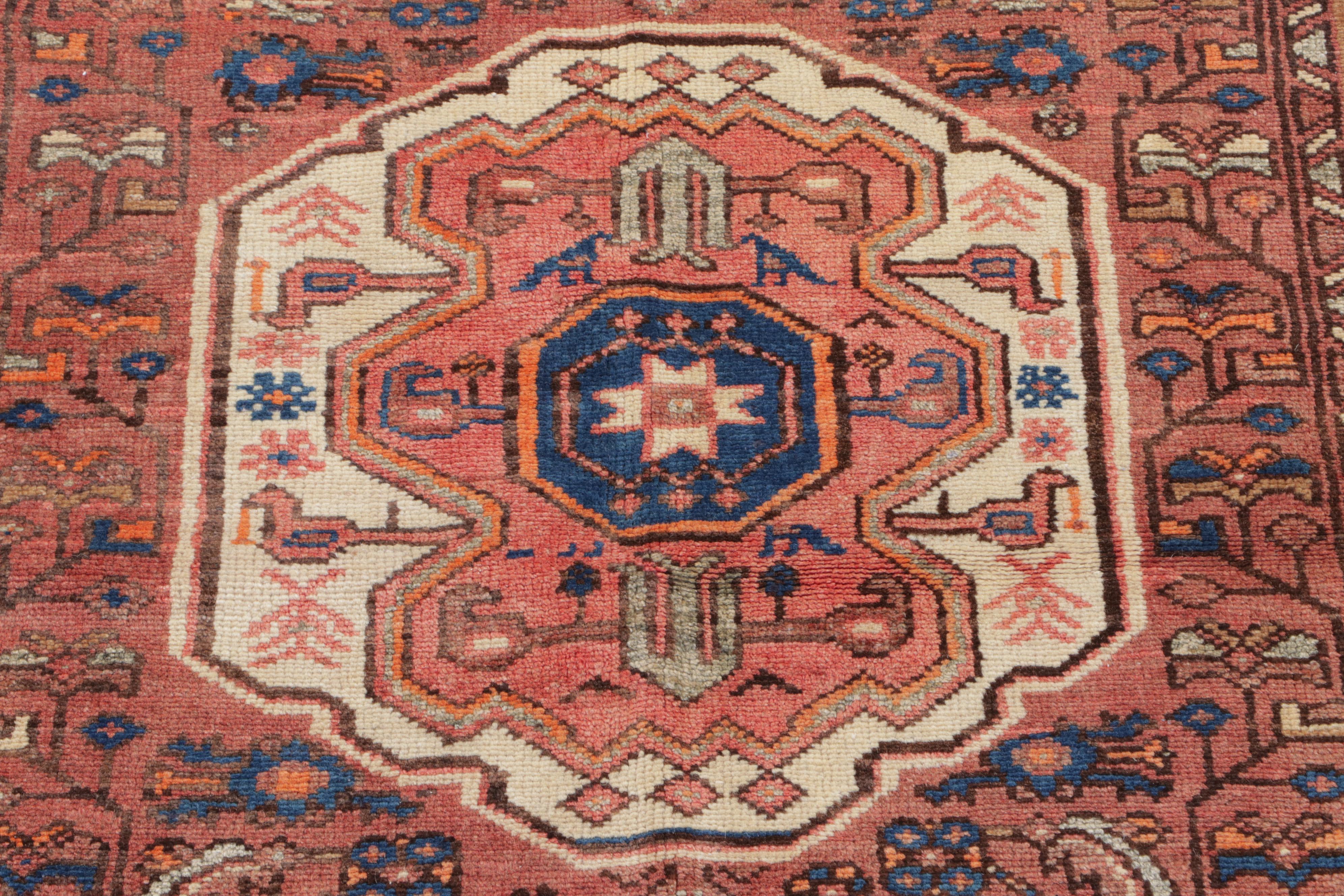 4'2 x 6'4 Hand-Knotted Persian Malayer Area Rug