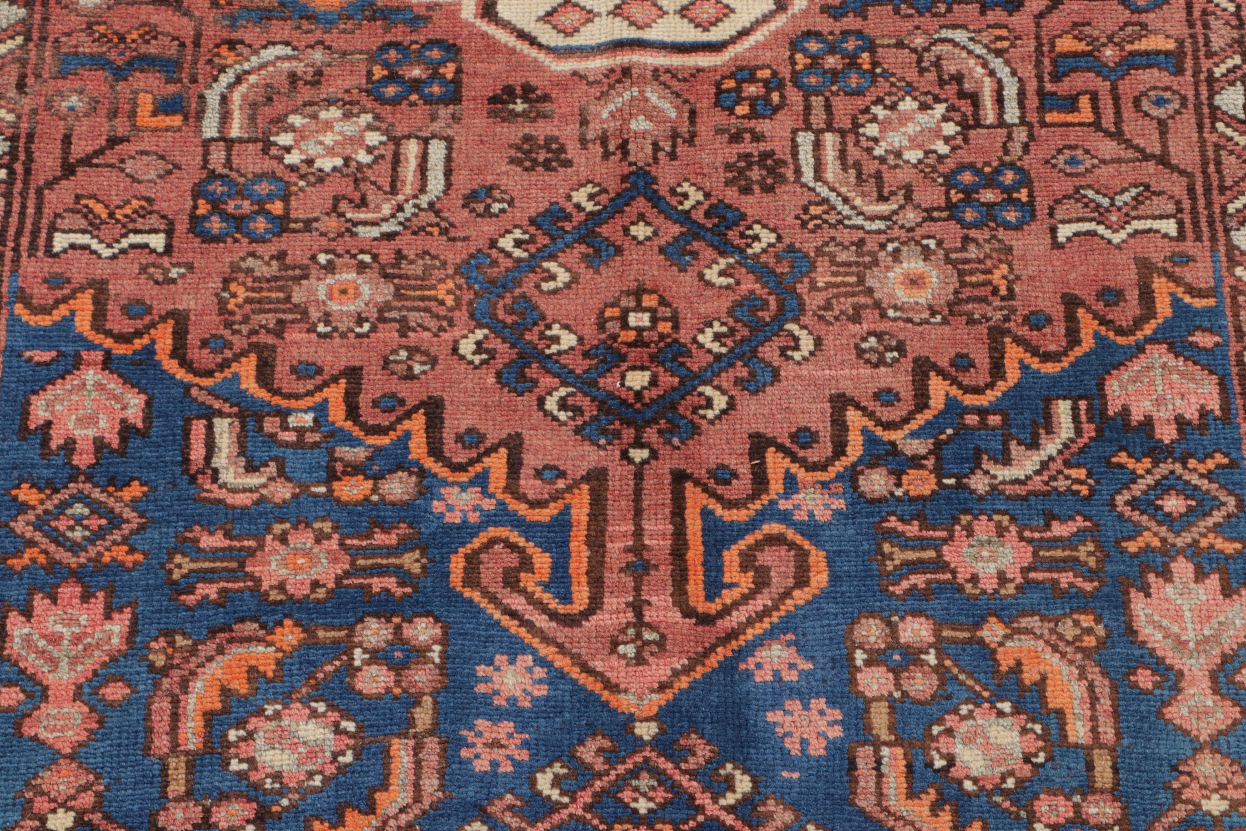 4'2 x 6'4 Hand-Knotted Persian Malayer Area Rug
