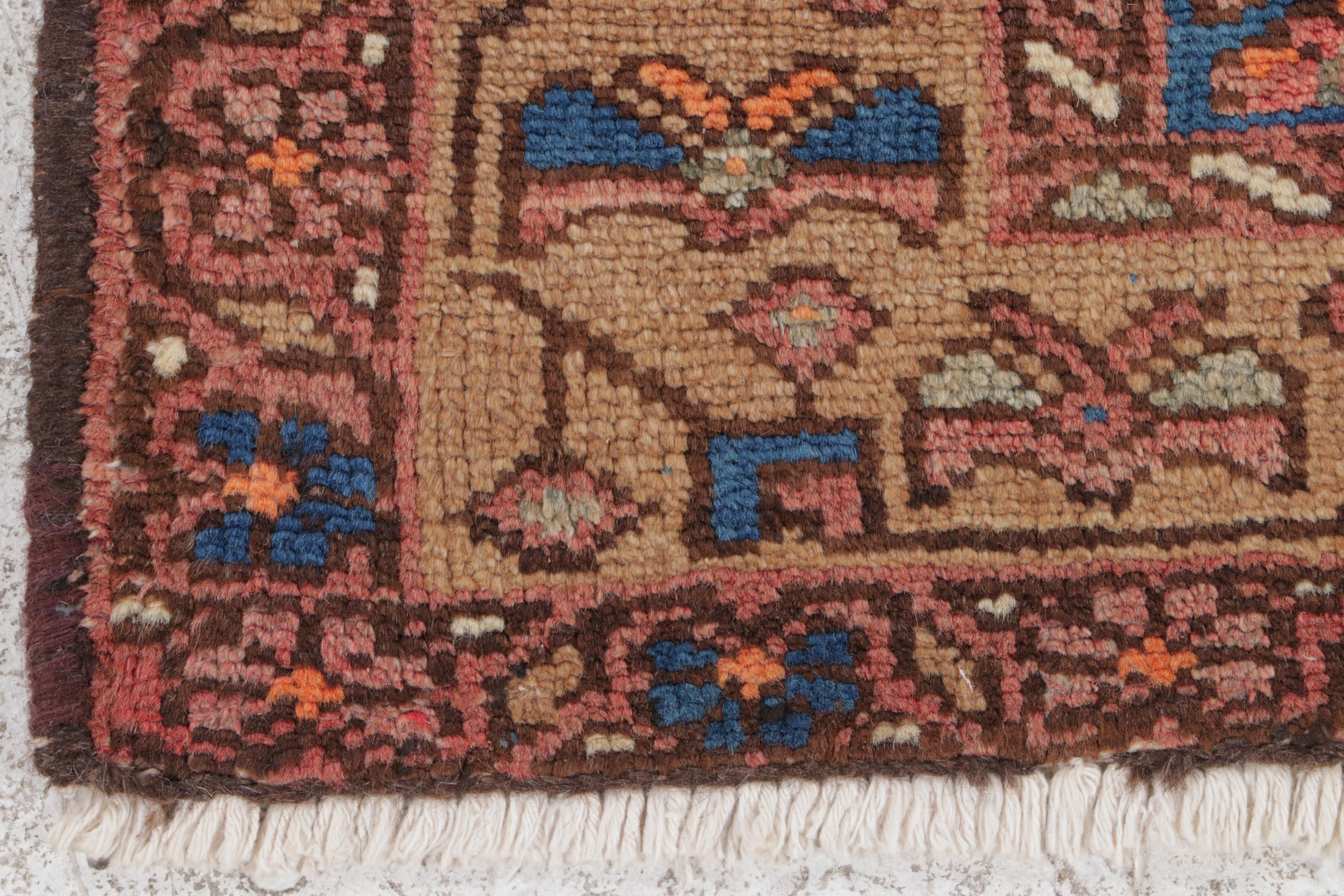 4'2 x 6'4 Hand-Knotted Persian Malayer Area Rug