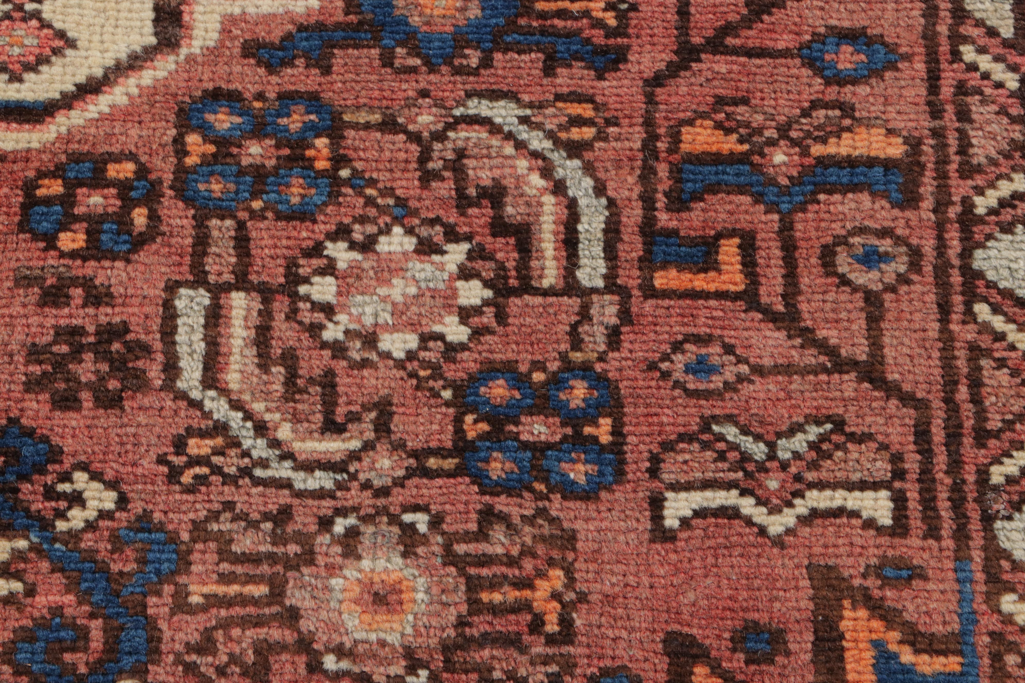 4'2 x 6'4 Hand-Knotted Persian Malayer Area Rug