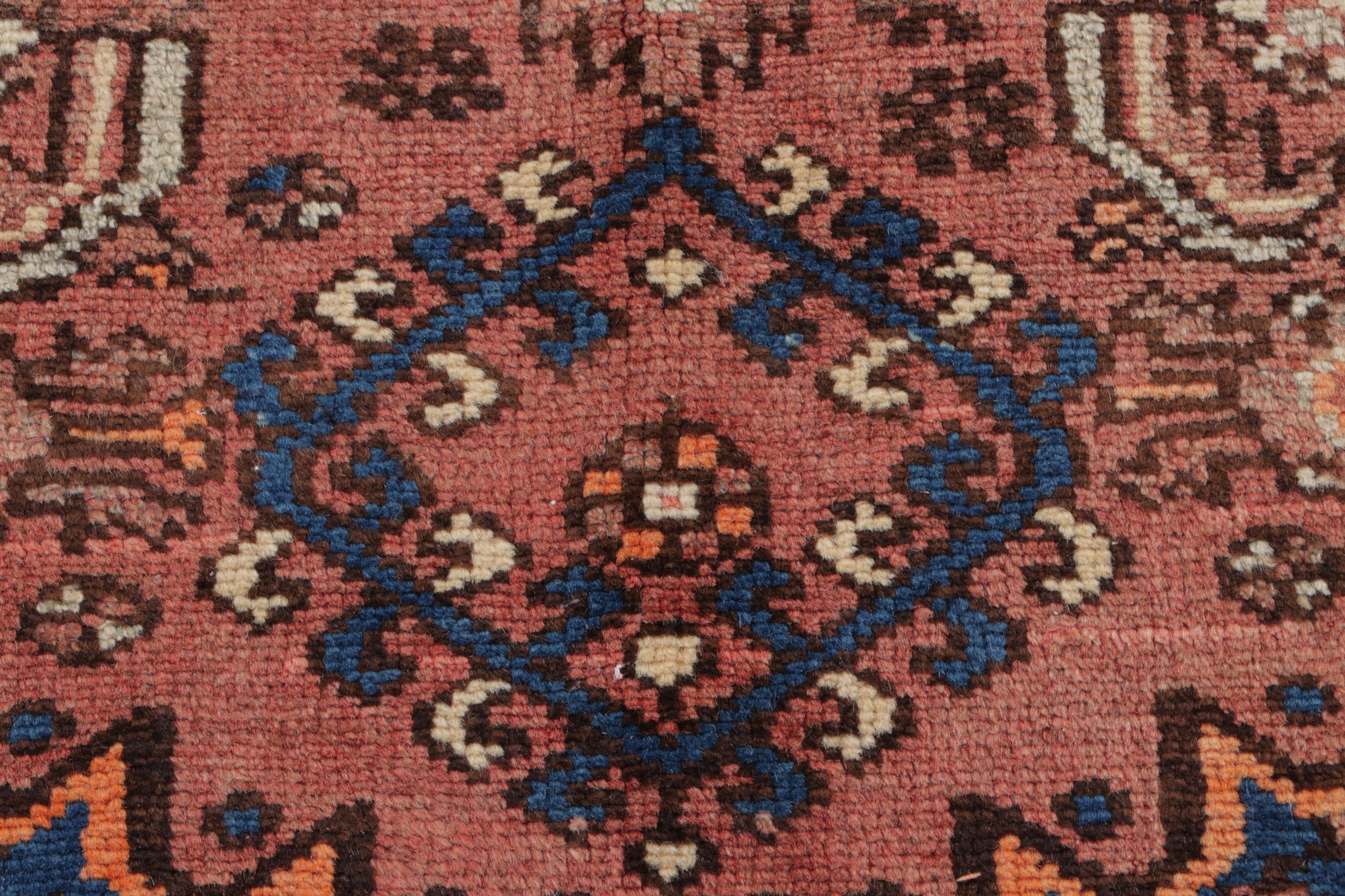 4'2 x 6'4 Hand-Knotted Persian Malayer Area Rug