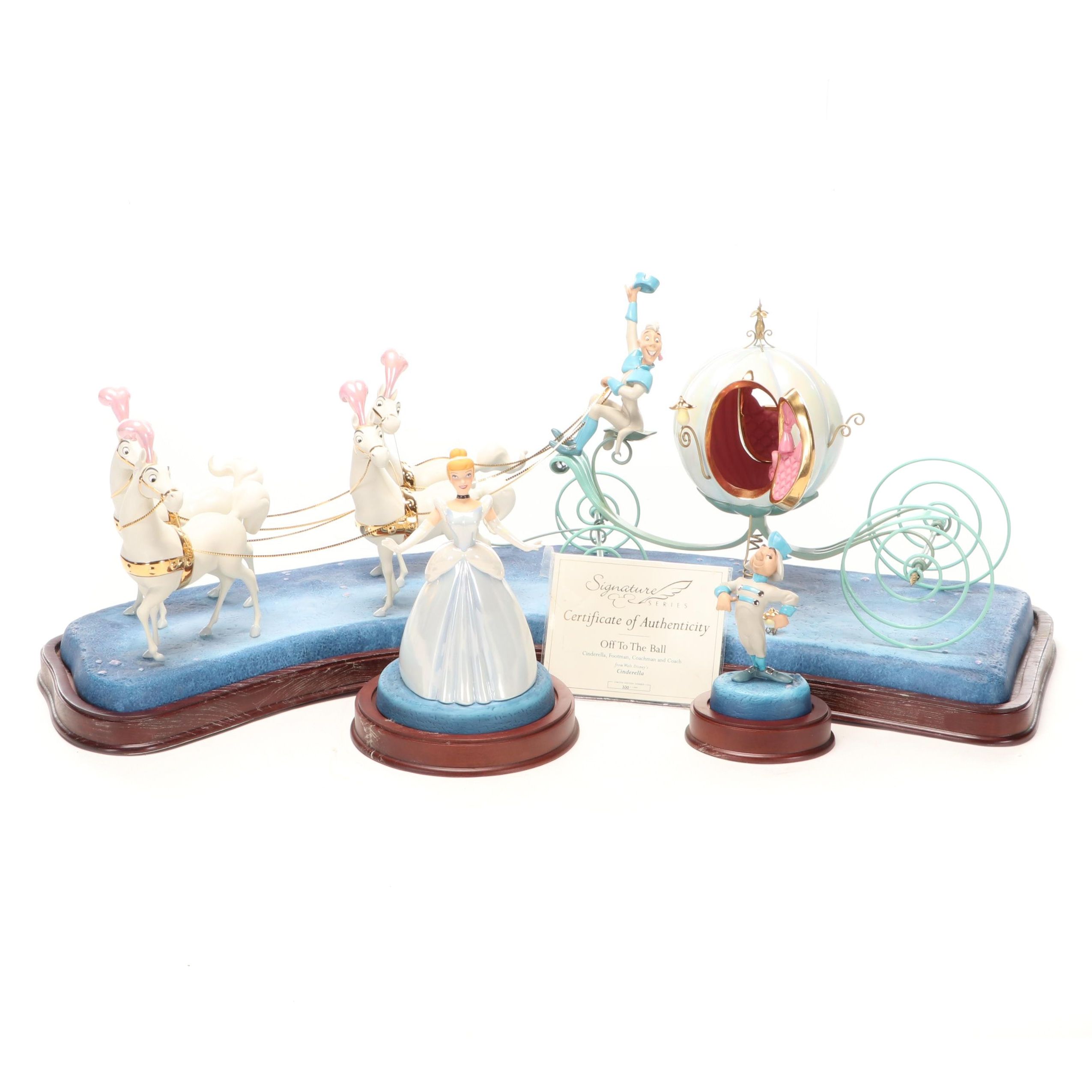 Walt Disney Classics Collection Signature Series "Off to the Ball" Figural Group