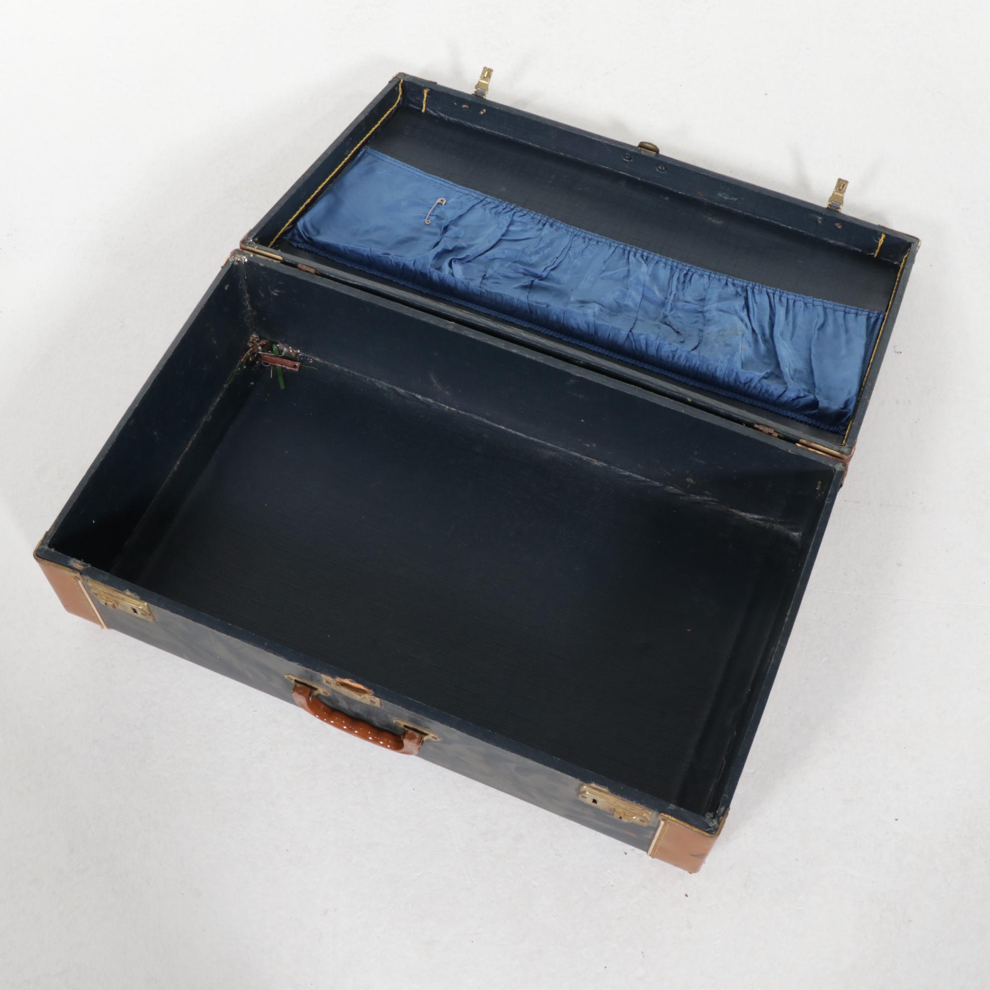 Leather Gentlemen's Suitcase with University of Florida Decal Suitcase