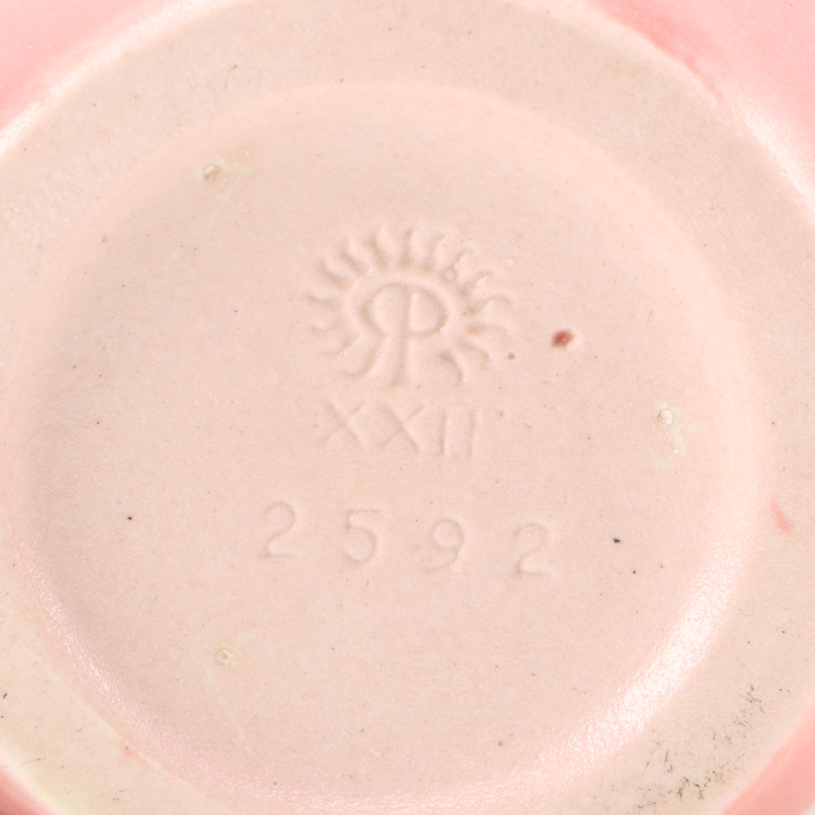 Rookwood Pottery "Cattail" Ceramic Vases, Early to Mid-20th Century