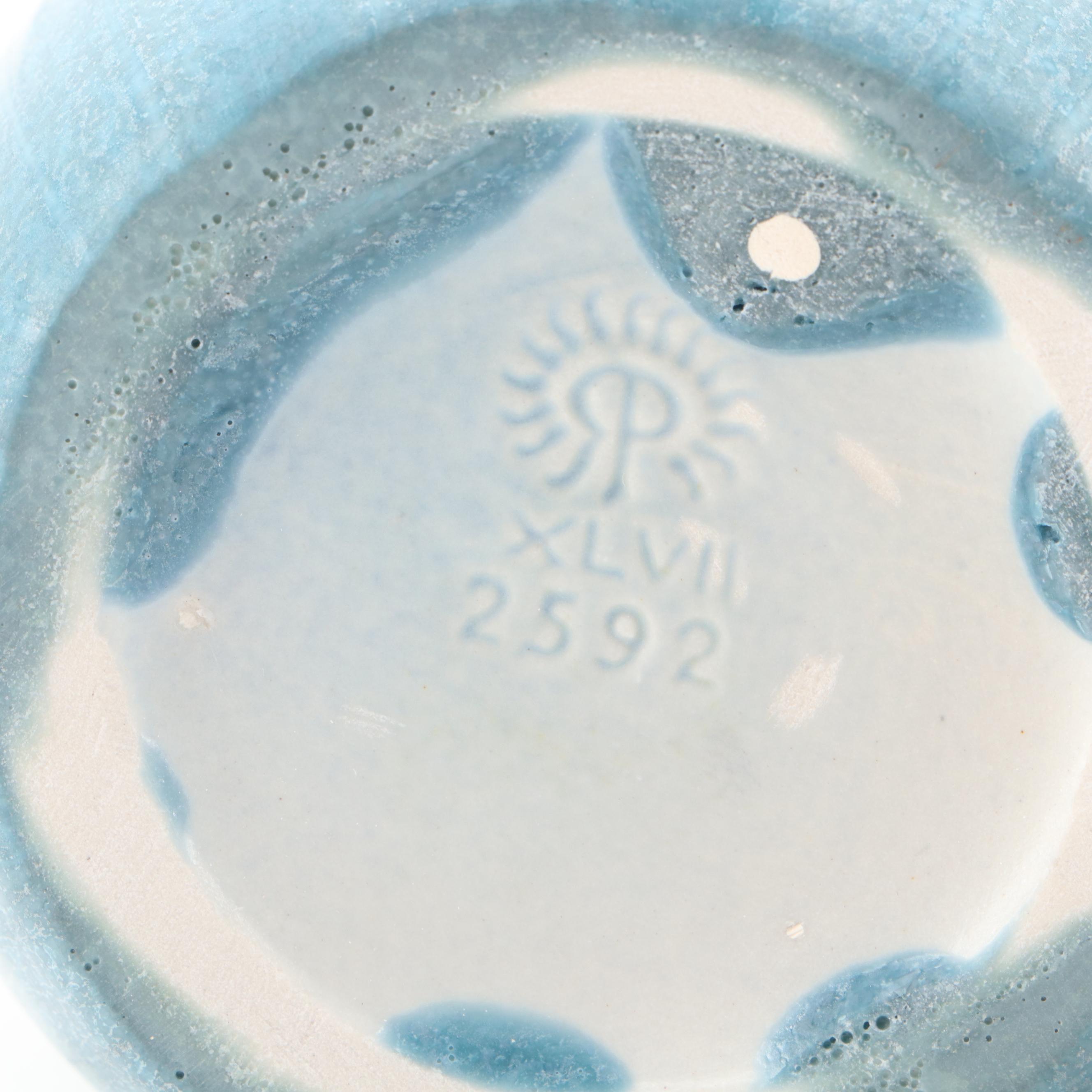 Rookwood Pottery "Cattail" Ceramic Vases, Early to Mid-20th Century