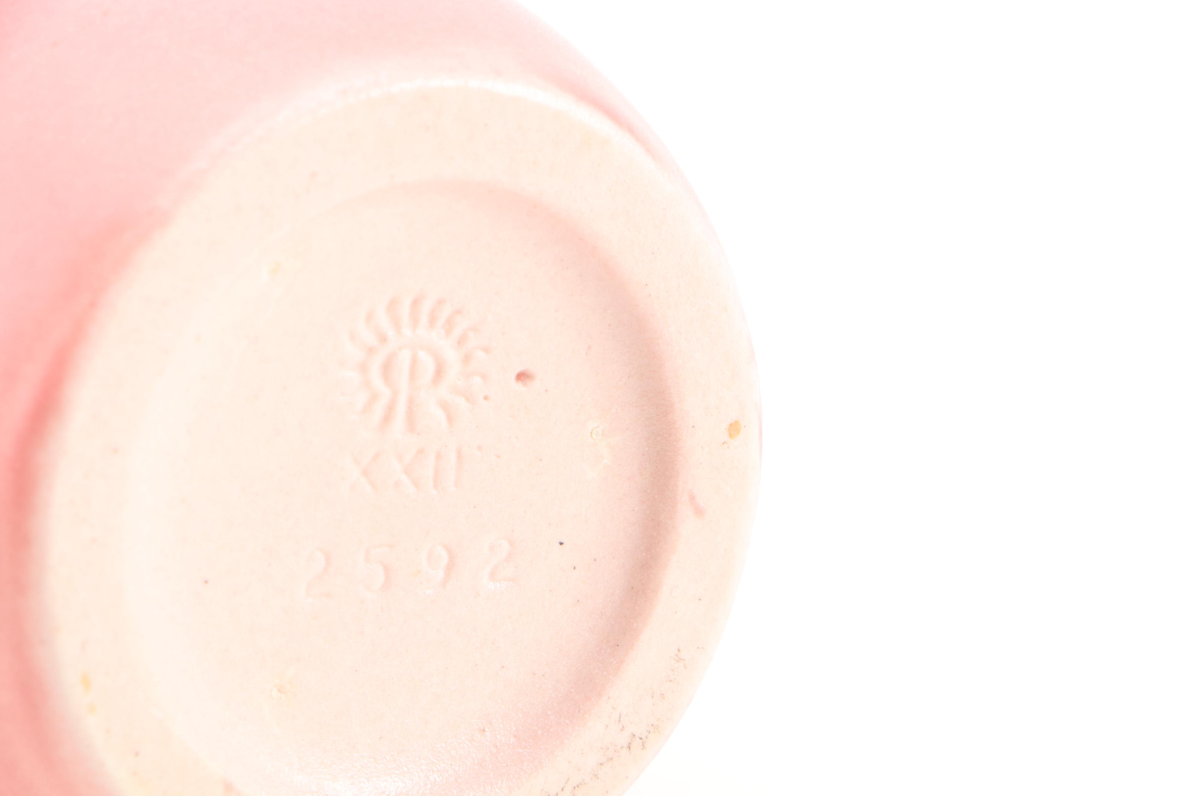 Rookwood Pottery "Cattail" Ceramic Vases, Early to Mid-20th Century