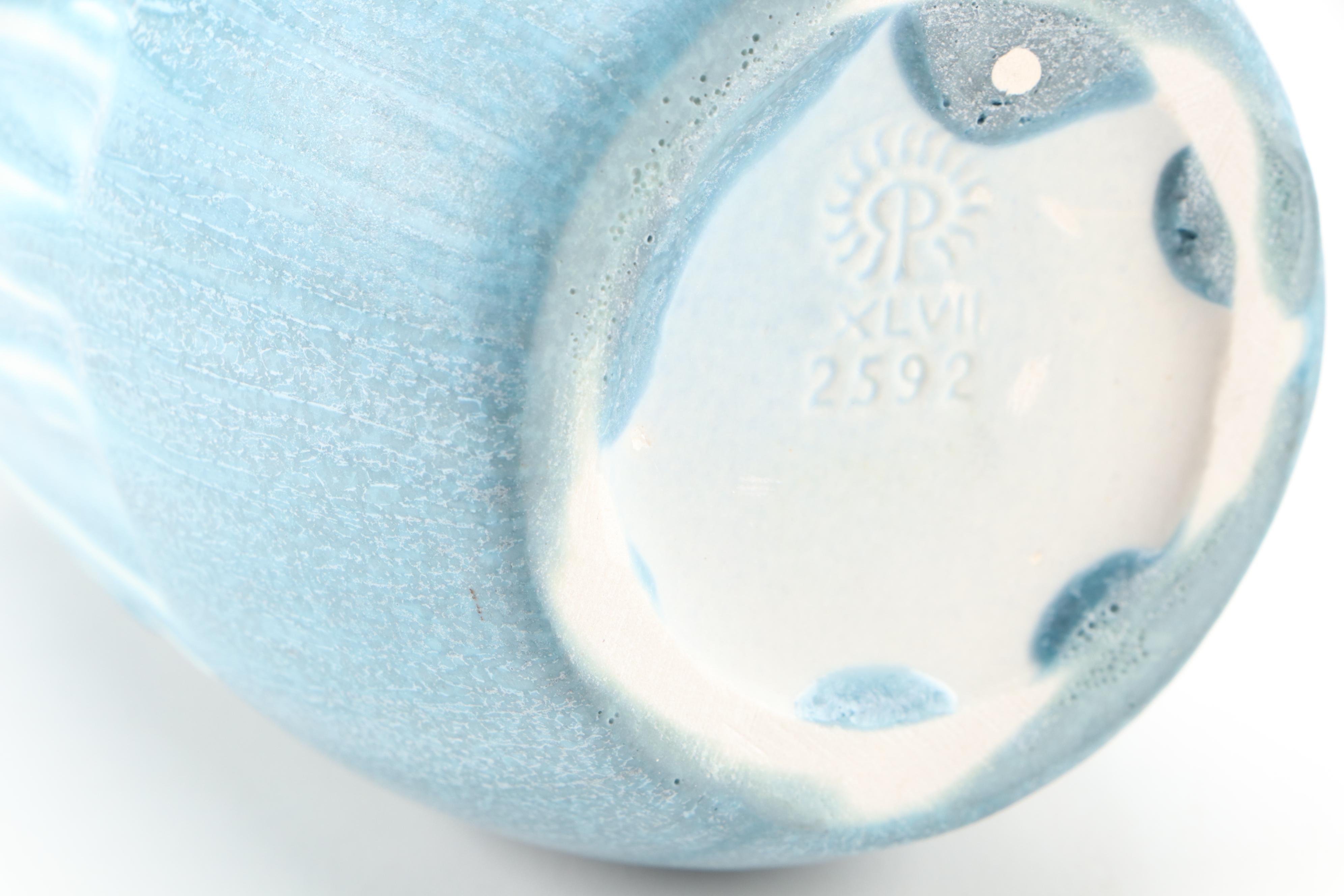 Rookwood Pottery "Cattail" Ceramic Vases, Early to Mid-20th Century