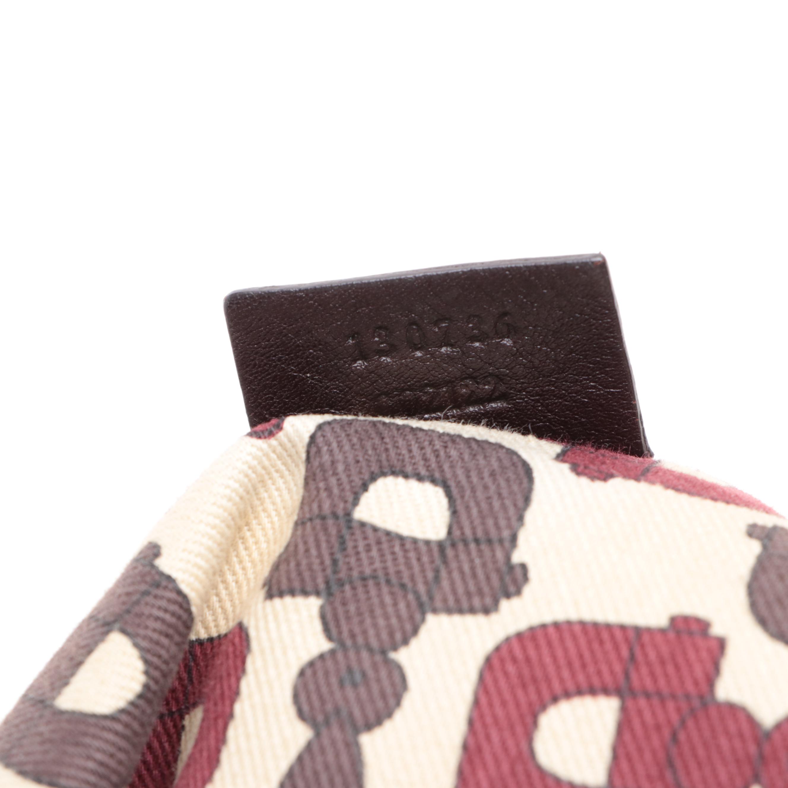 Gucci Abbey GG Embossed Leather Shoulder Bag