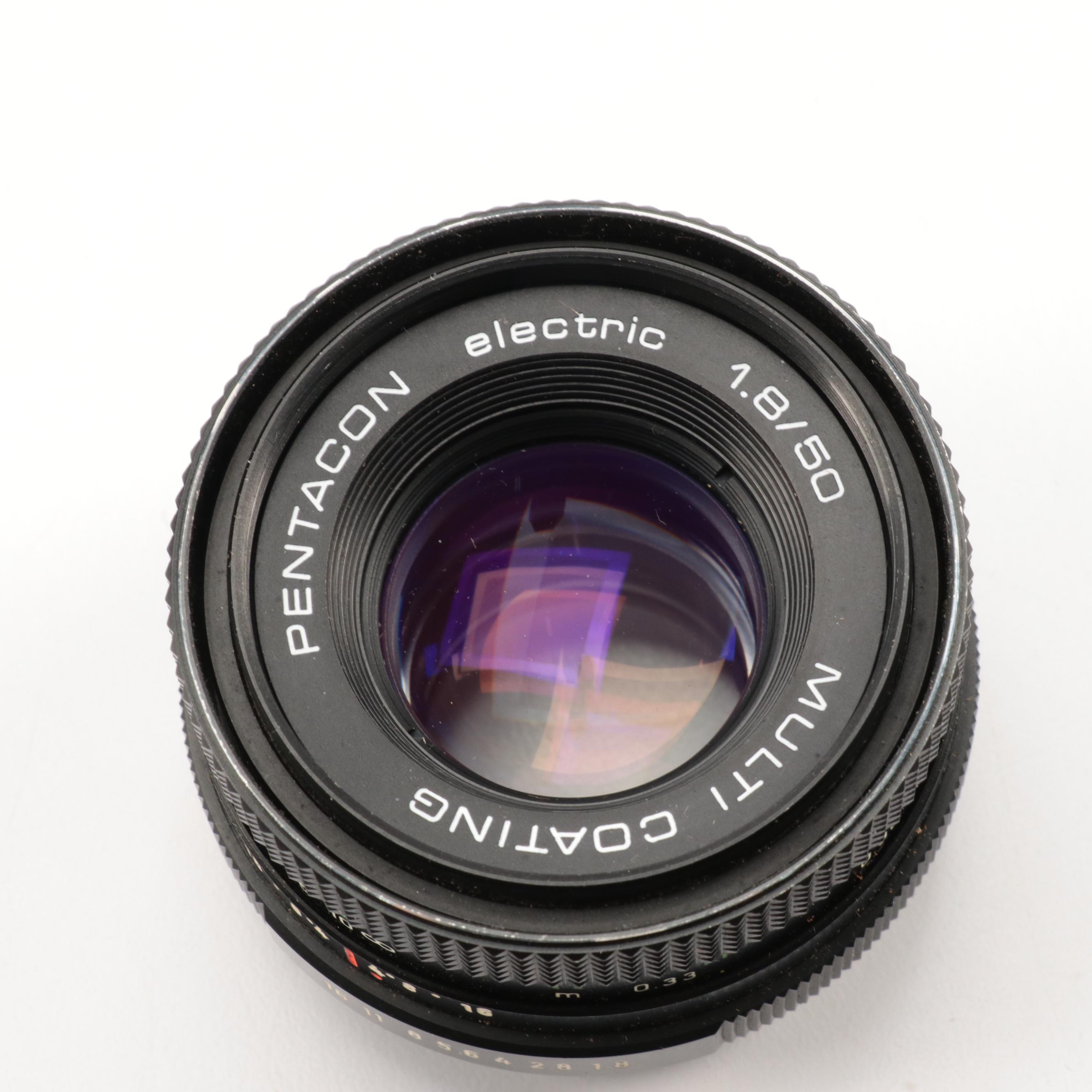 Chinon, Yashica, Pentacon and Promaster Camera Lenses