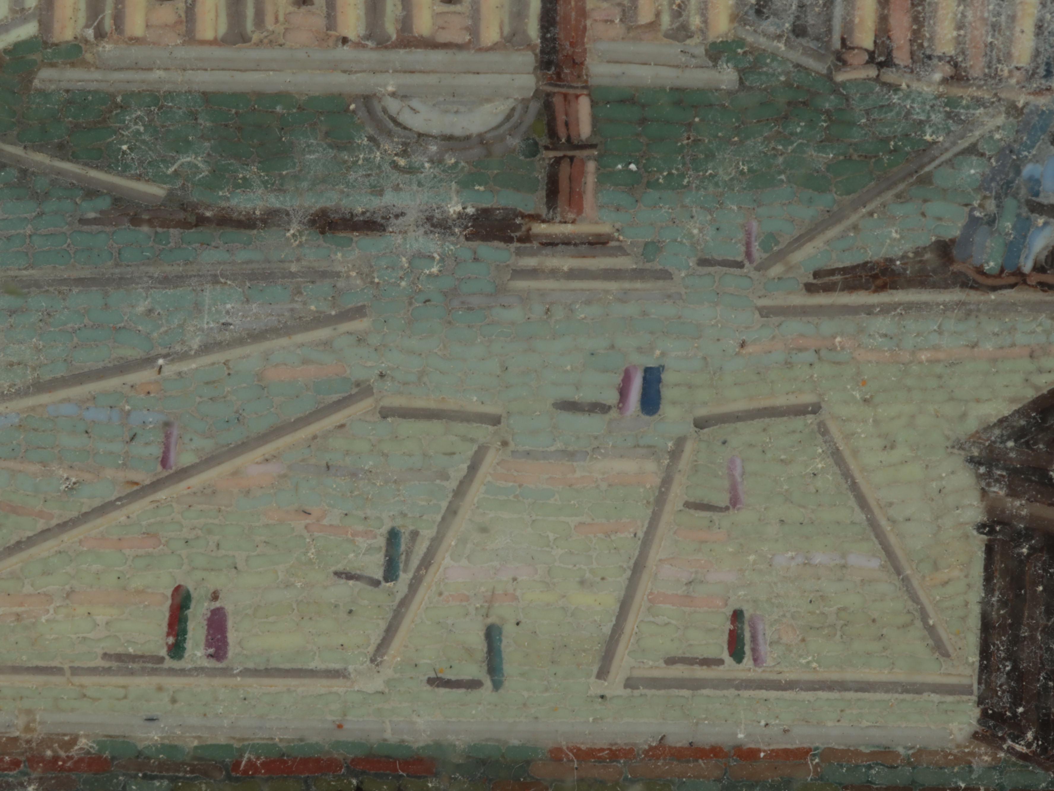 Italian Grand Tour Micromosaic of Saint Peter's Square, Mid-19th Century