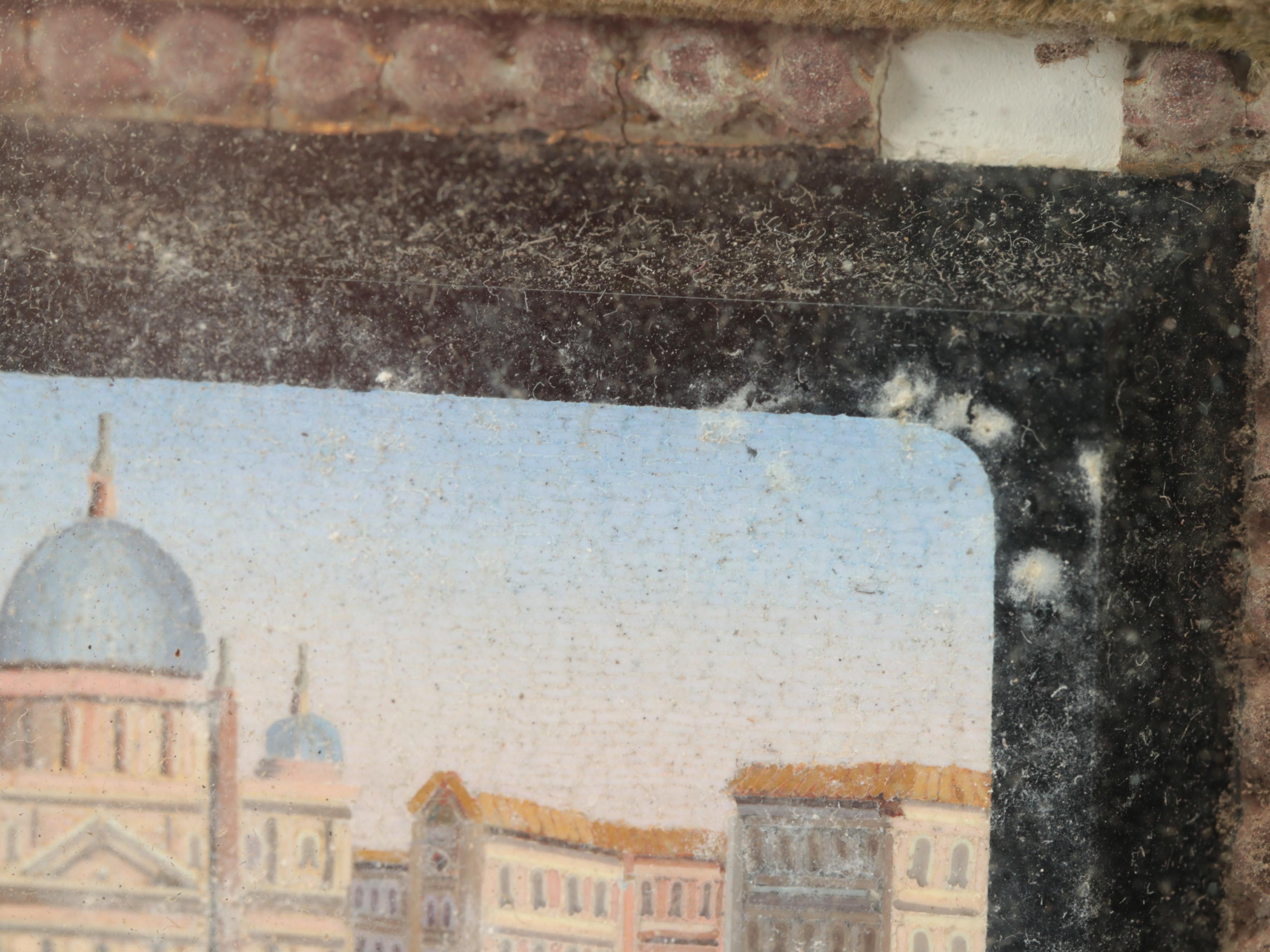 Italian Grand Tour Micromosaic of Saint Peter's Square, Mid-19th Century