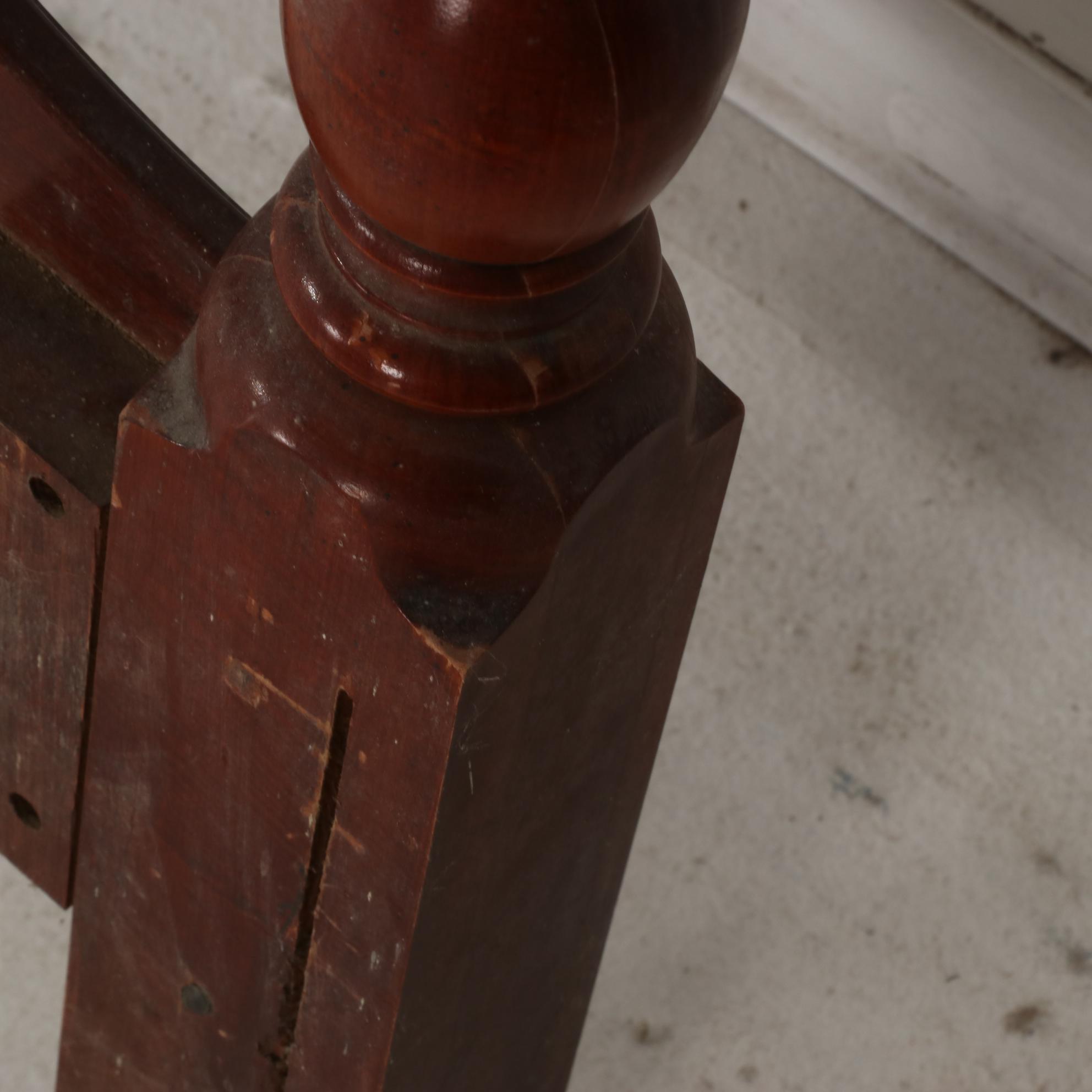 American Colonial Style Cherrywood Full / Queen Headboard and Footboard