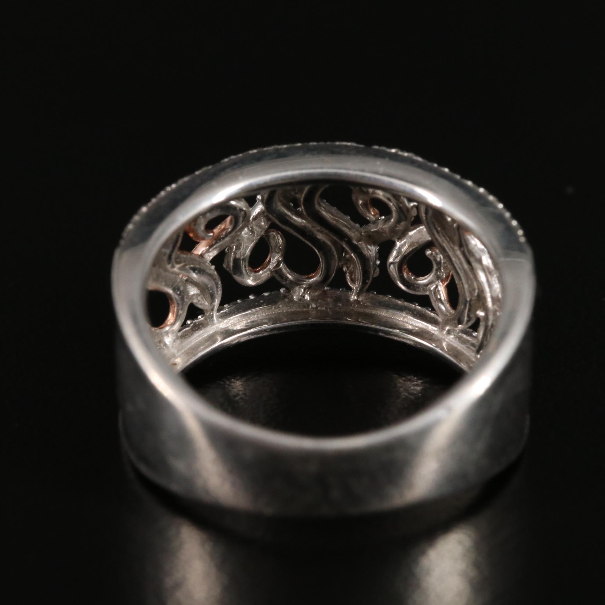 Sterling 0.26 CTW Diamond Heart Ring