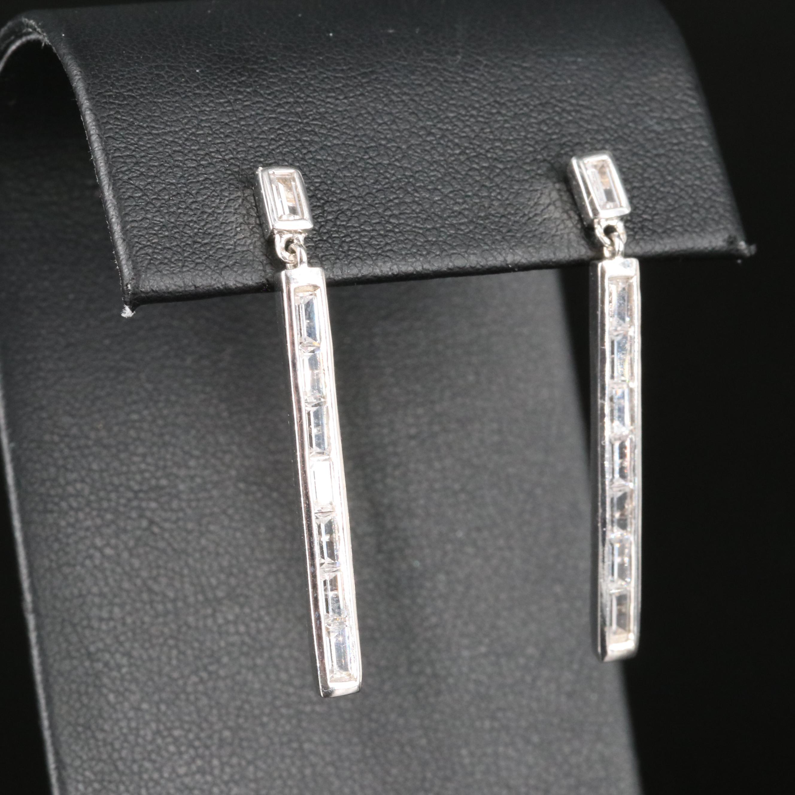 Sterling Sapphire Earrings