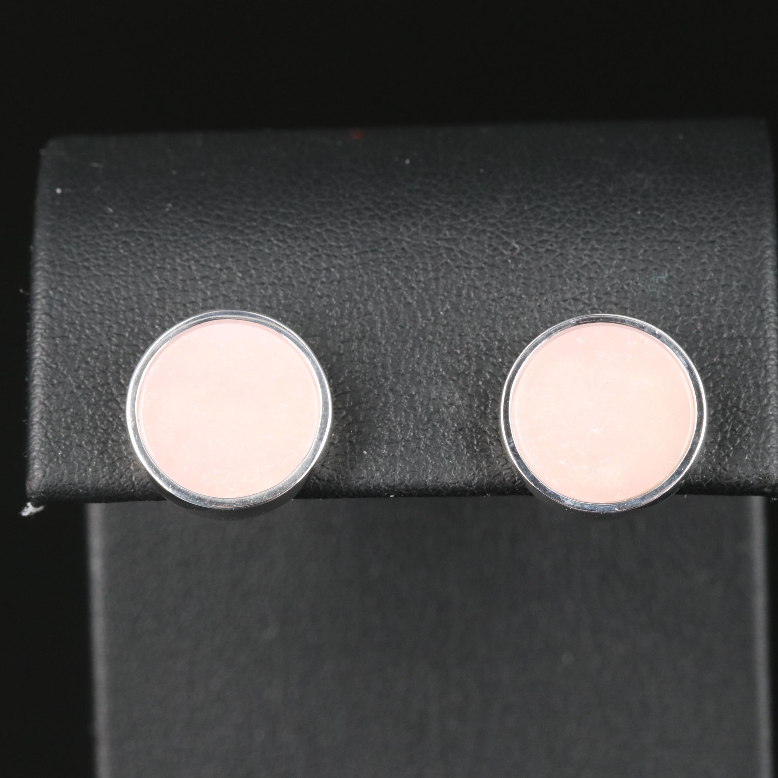 Sterling Quartzite Stud Earrings