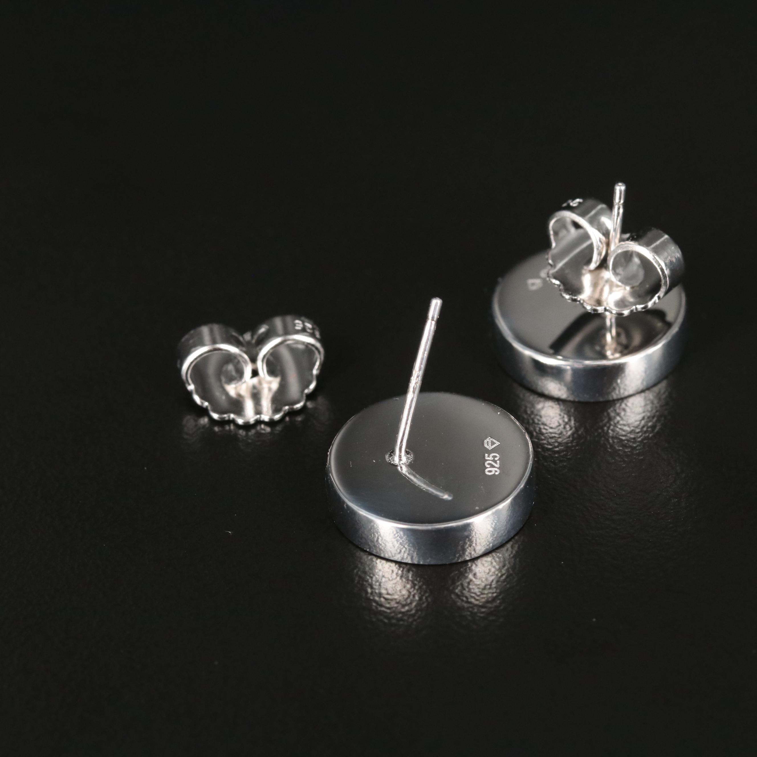 Sterling Quartzite Stud Earrings