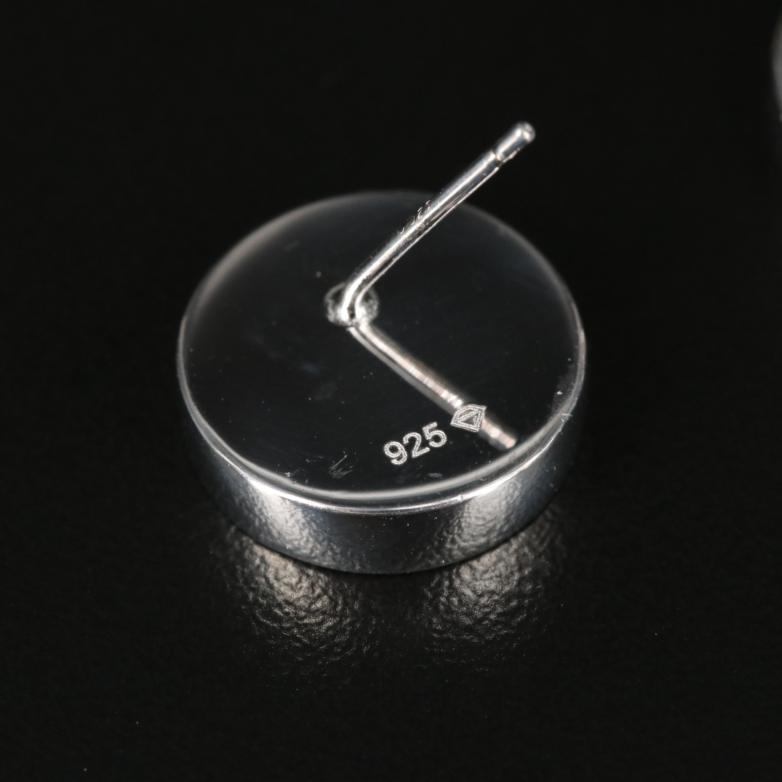 Sterling Quartzite Stud Earrings