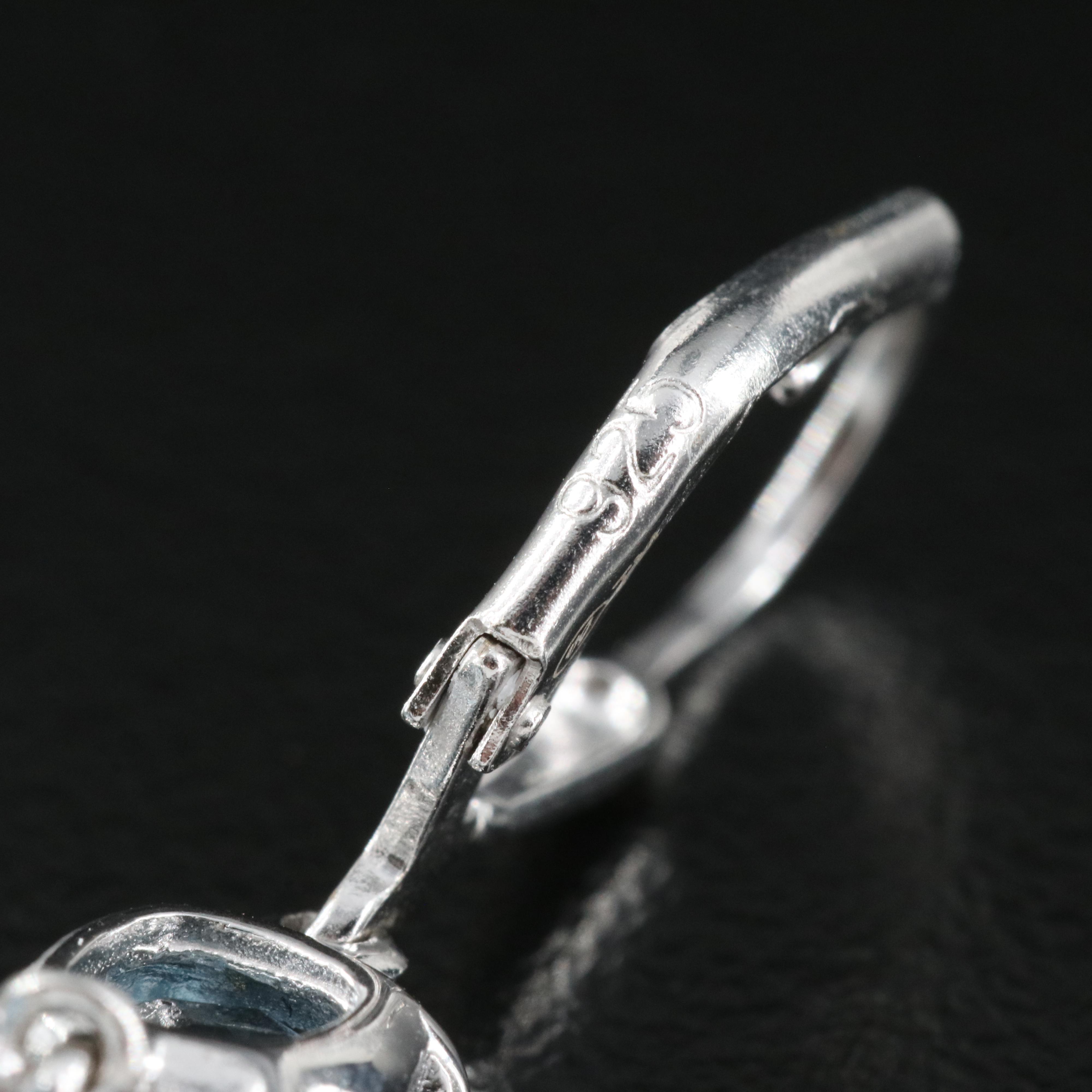 Sterling Topaz Earrings