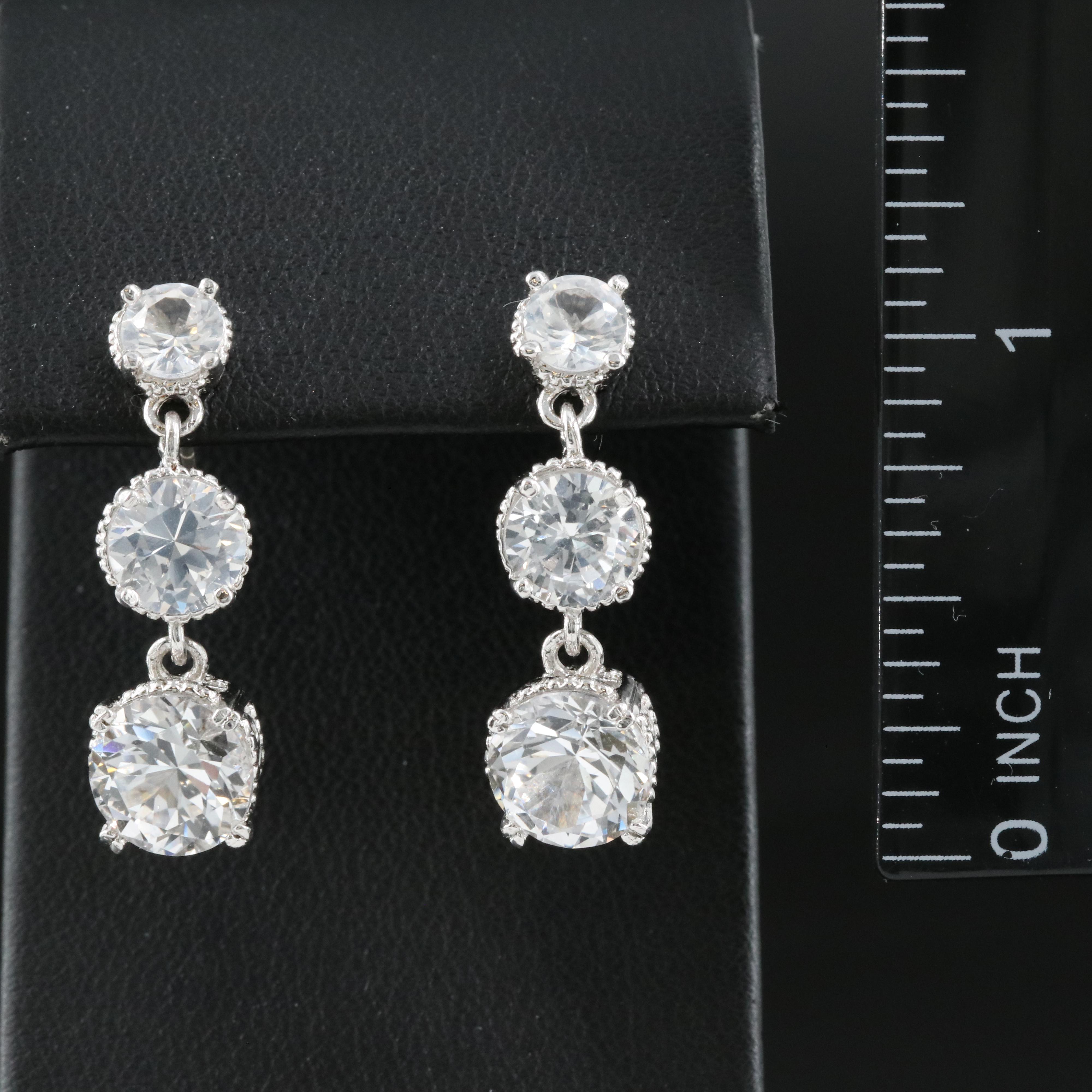 Sterling Sapphire Earrings