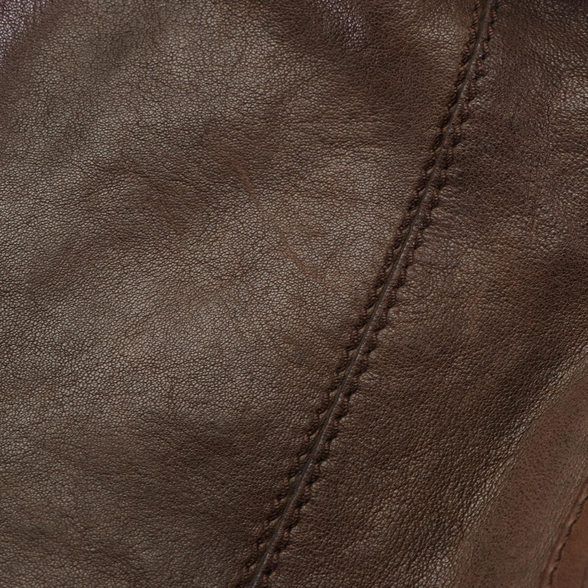 Givenchy Nightingale Two-Way Satchel in Brown Leather