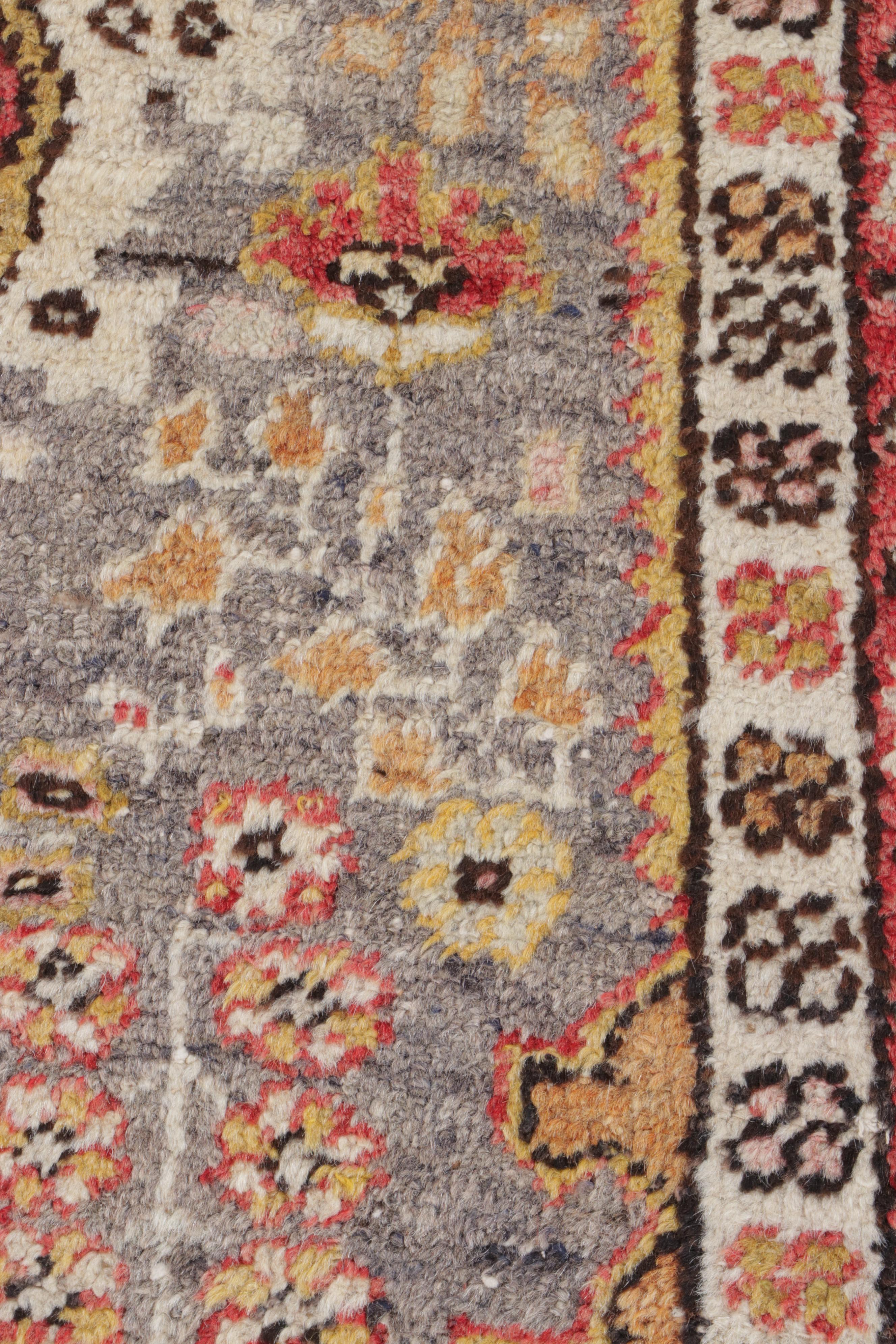 4'4 x 6'8 Hand-Knotted Turkish Oushak Area Rug