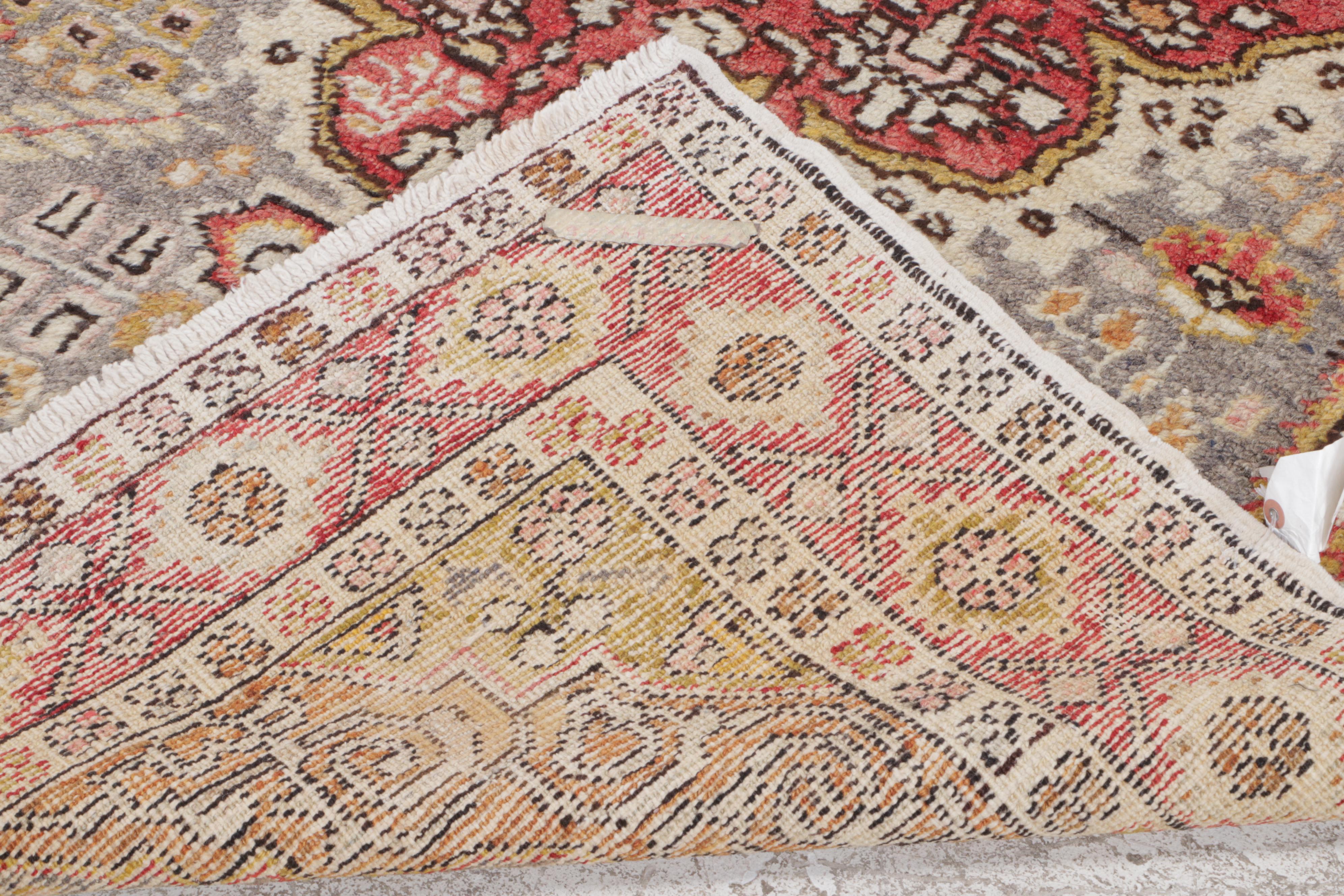 4'4 x 6'8 Hand-Knotted Turkish Oushak Area Rug