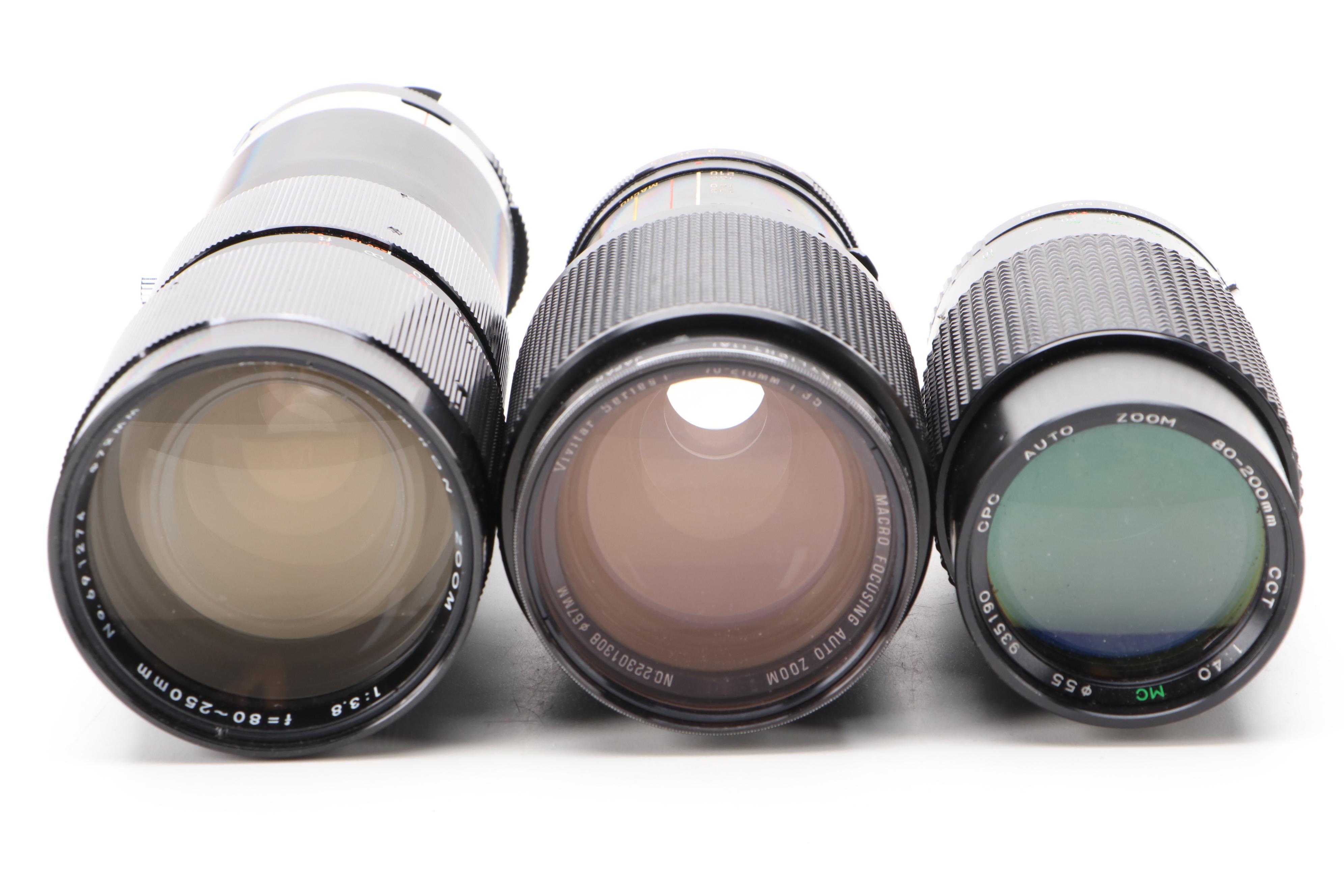 Vivitar, Canon Quantaray, More Zoom and Other Camera Lenses