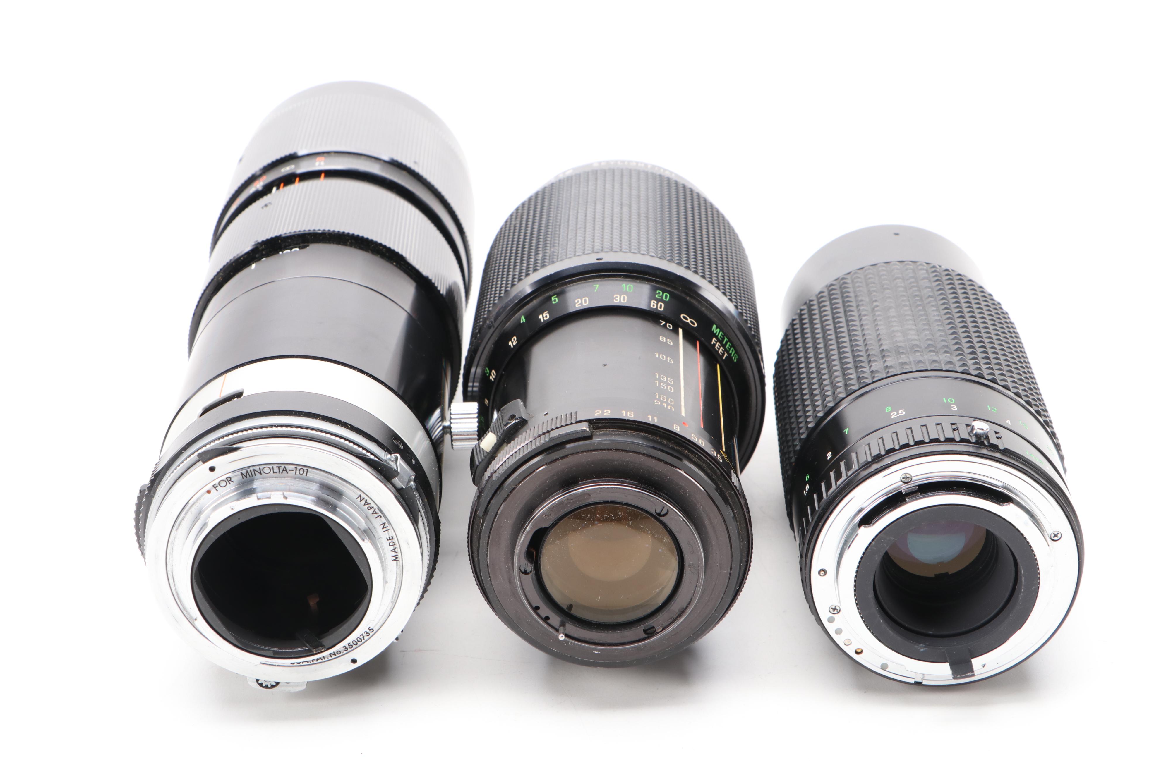 Vivitar, Canon Quantaray, More Zoom and Other Camera Lenses