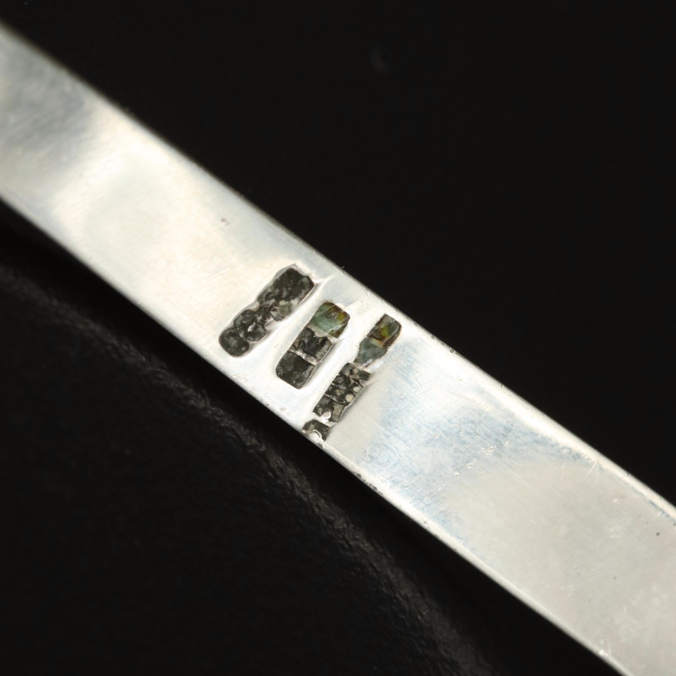 Mexican Sterling Inlay Collar and Earrings Including Turquoise