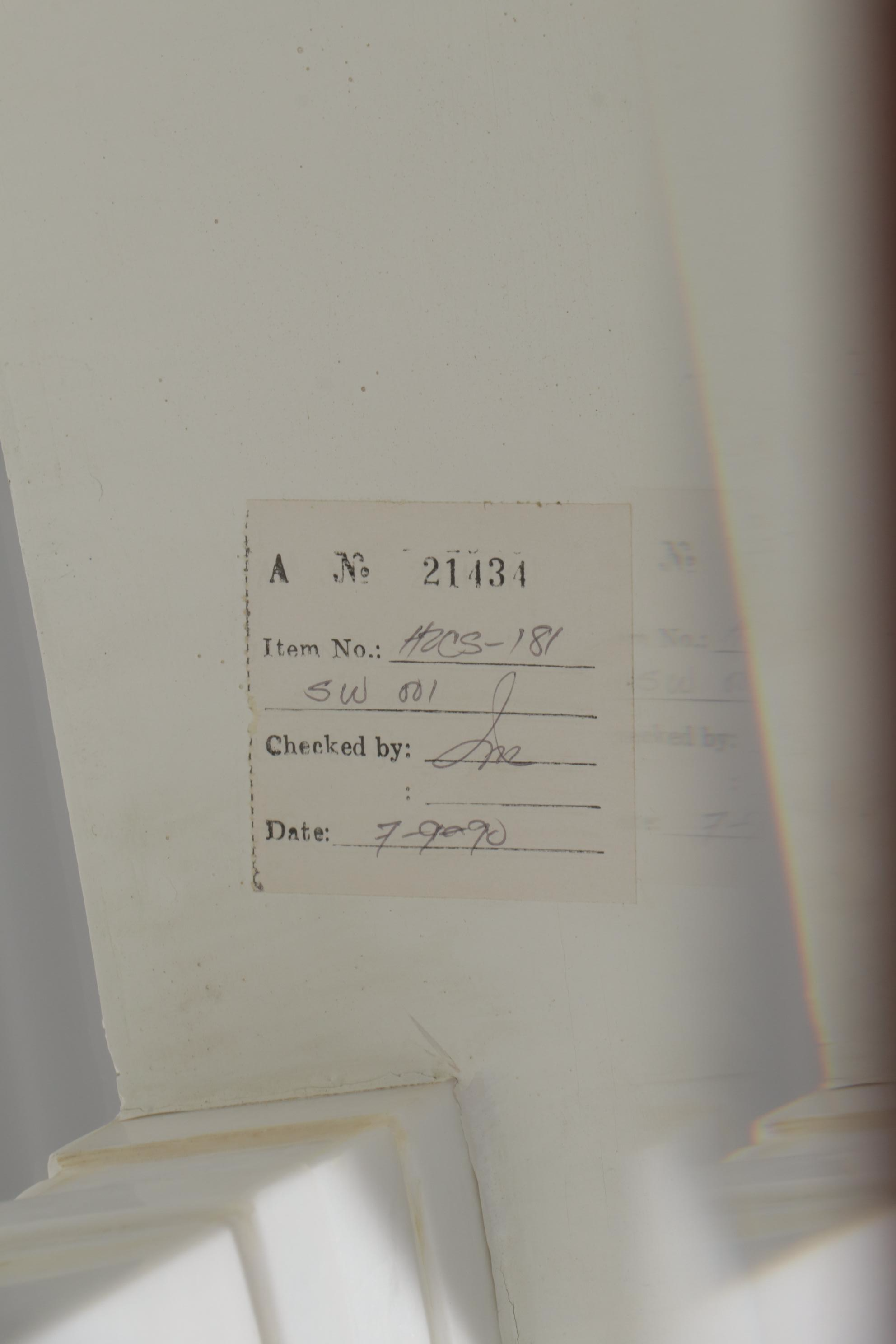 Contemporary White-Painted Wooden Console Table with Tessellated Stone Top