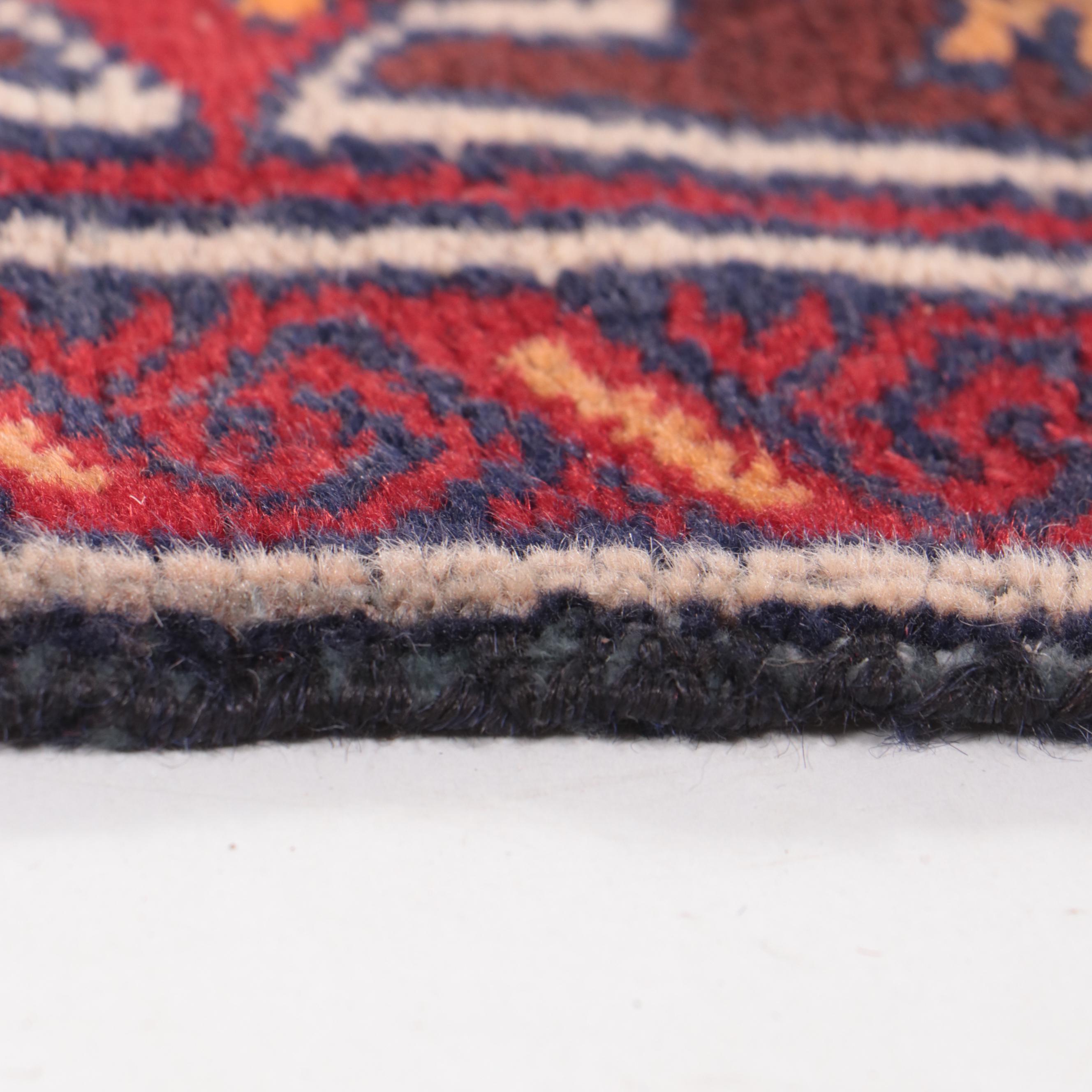 1'8 x 2'2 Hand-Knotted Afghan Baluch Accent Rug