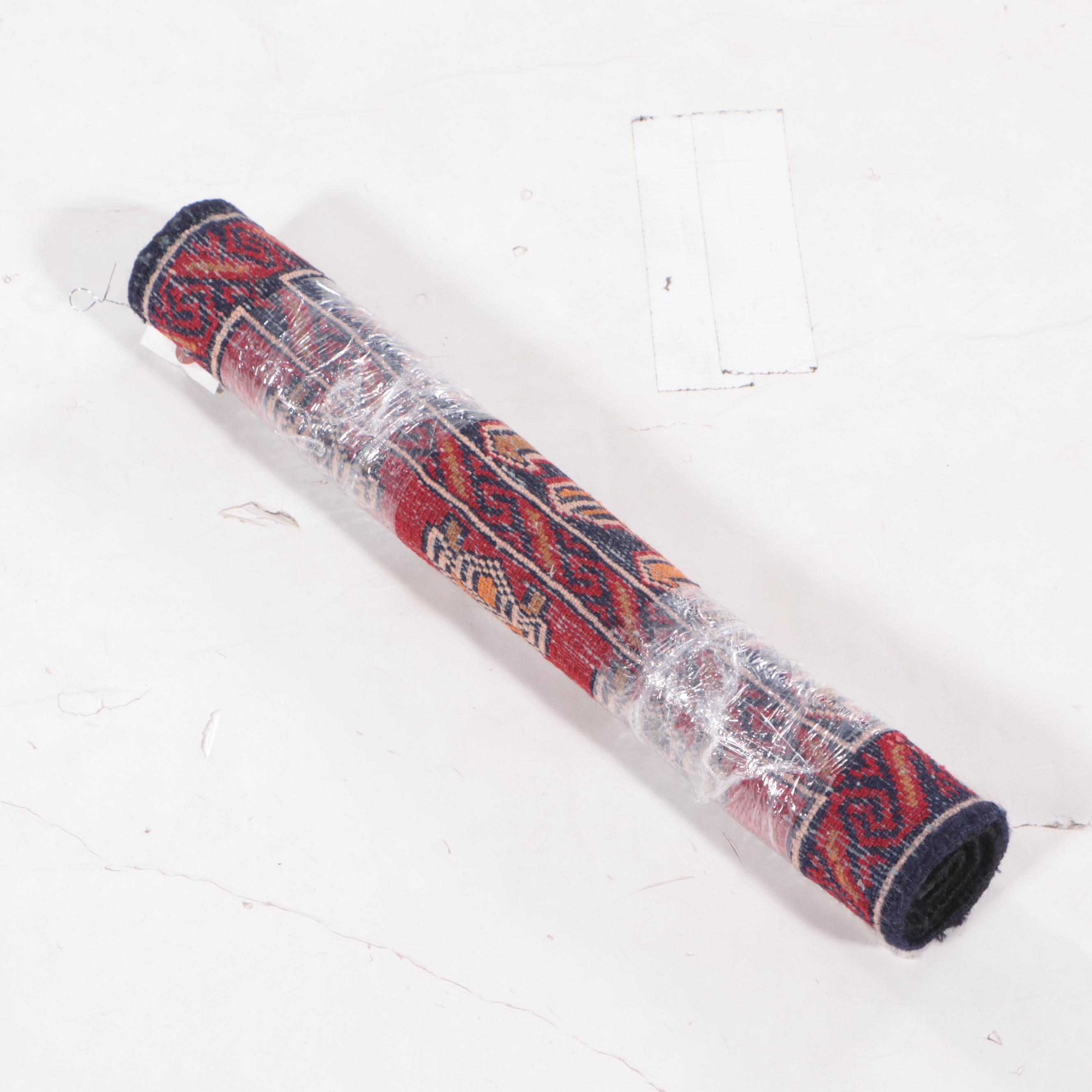 1'8 x 2'2 Hand-Knotted Afghan Baluch Accent Rug