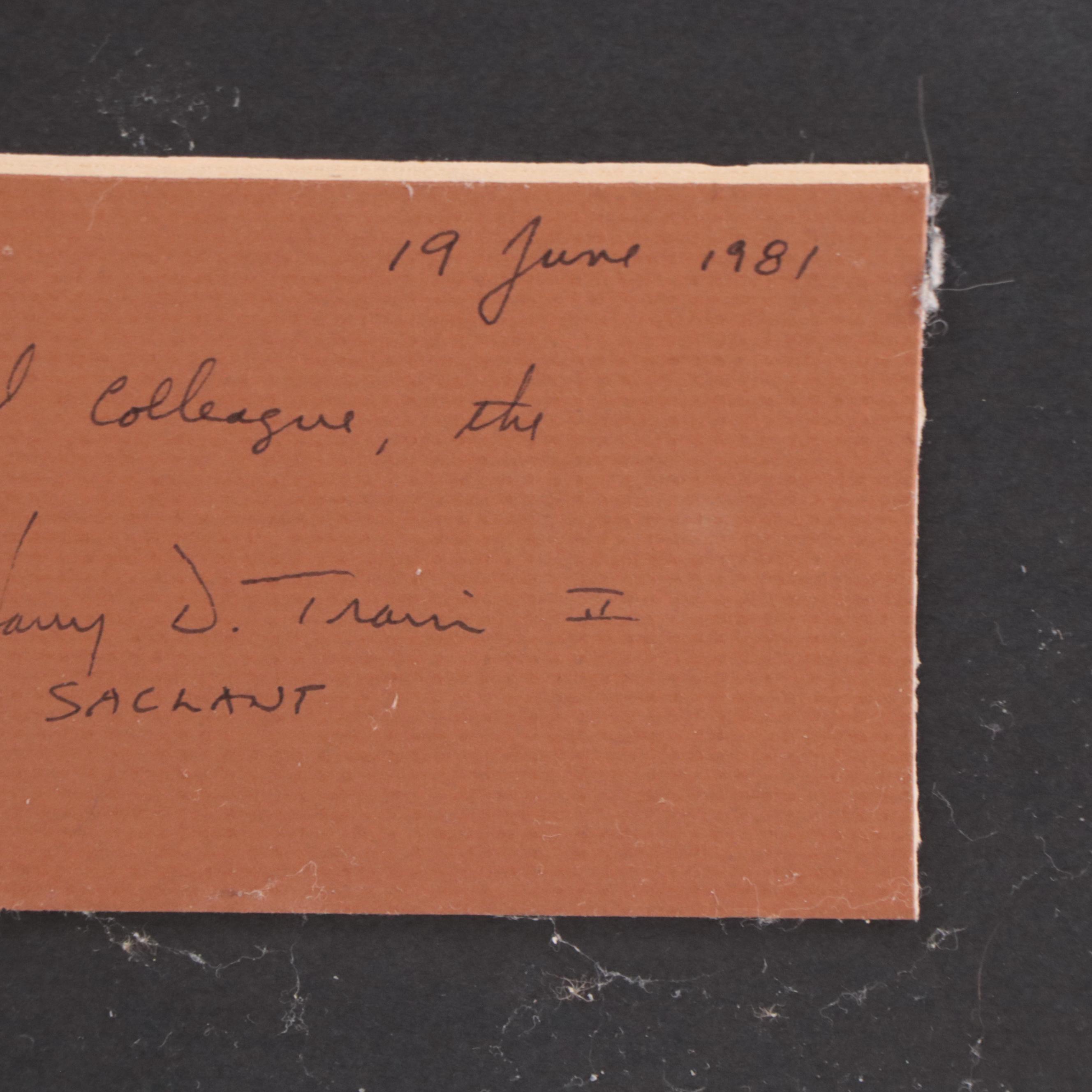 Lithograph of Ship "U.S. Frigate Constitution Sail Plan"