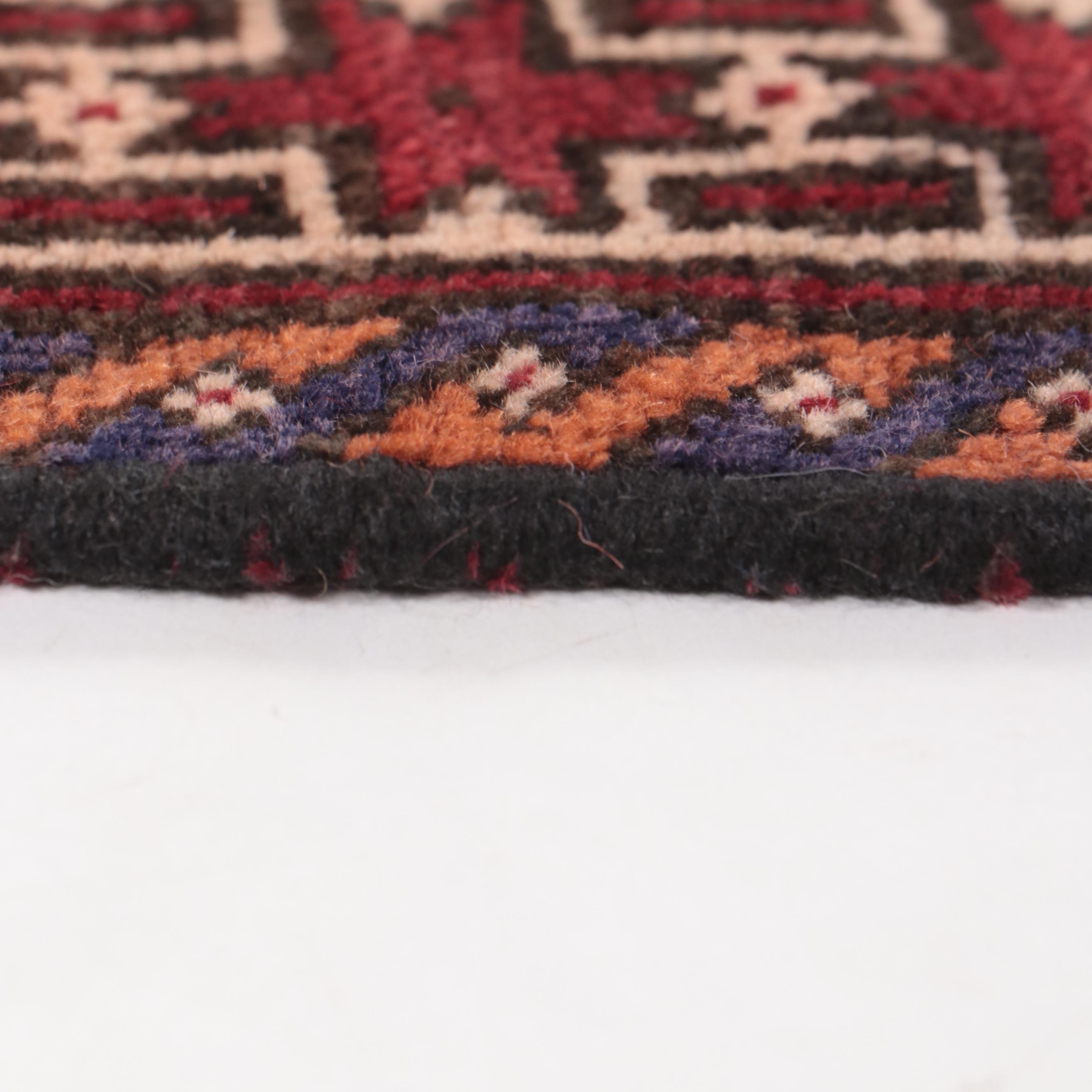 1'9 x 2'8 Hand-Knotted Afghan Baluch Accent Rug