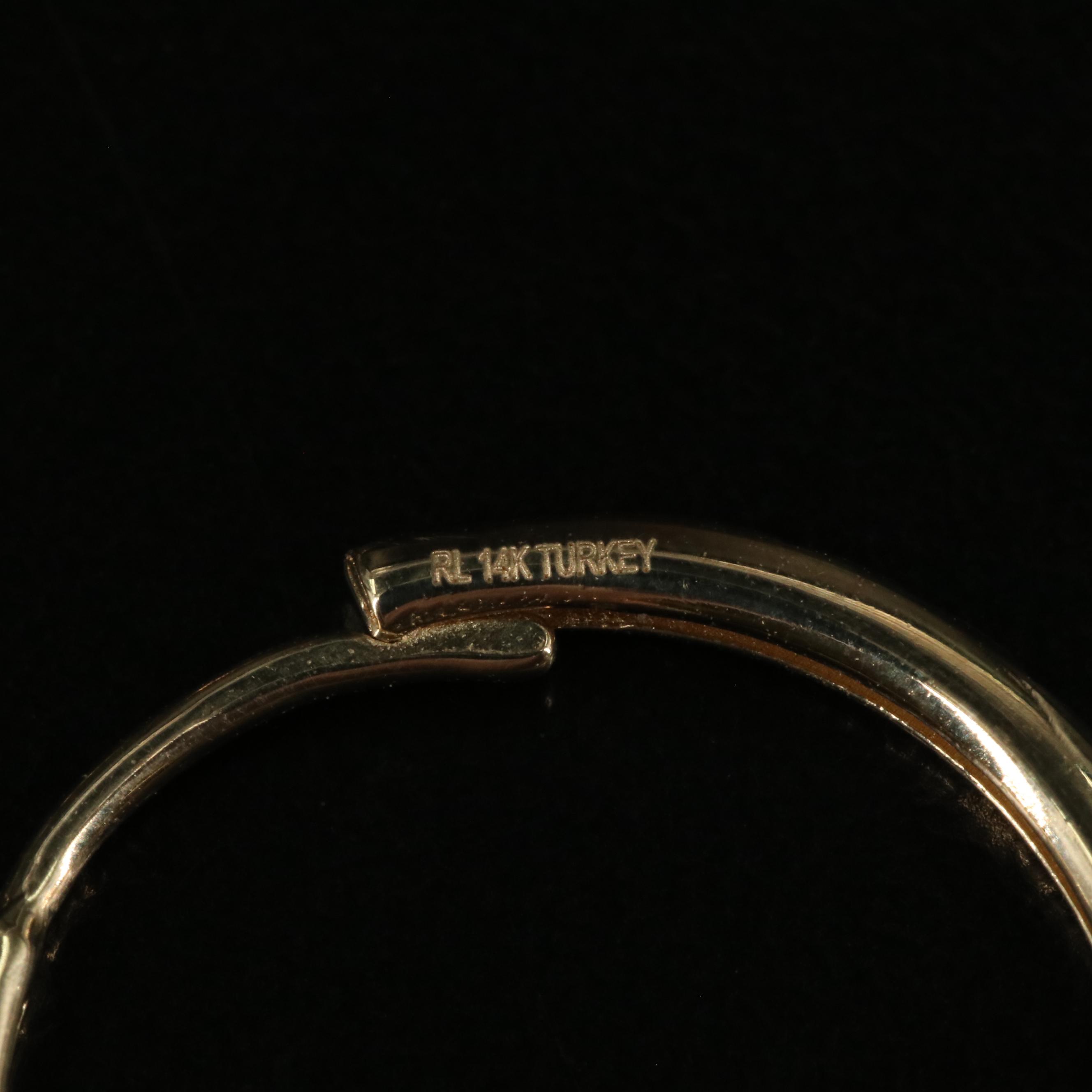 14K Textured Huggie Hoop Earrings