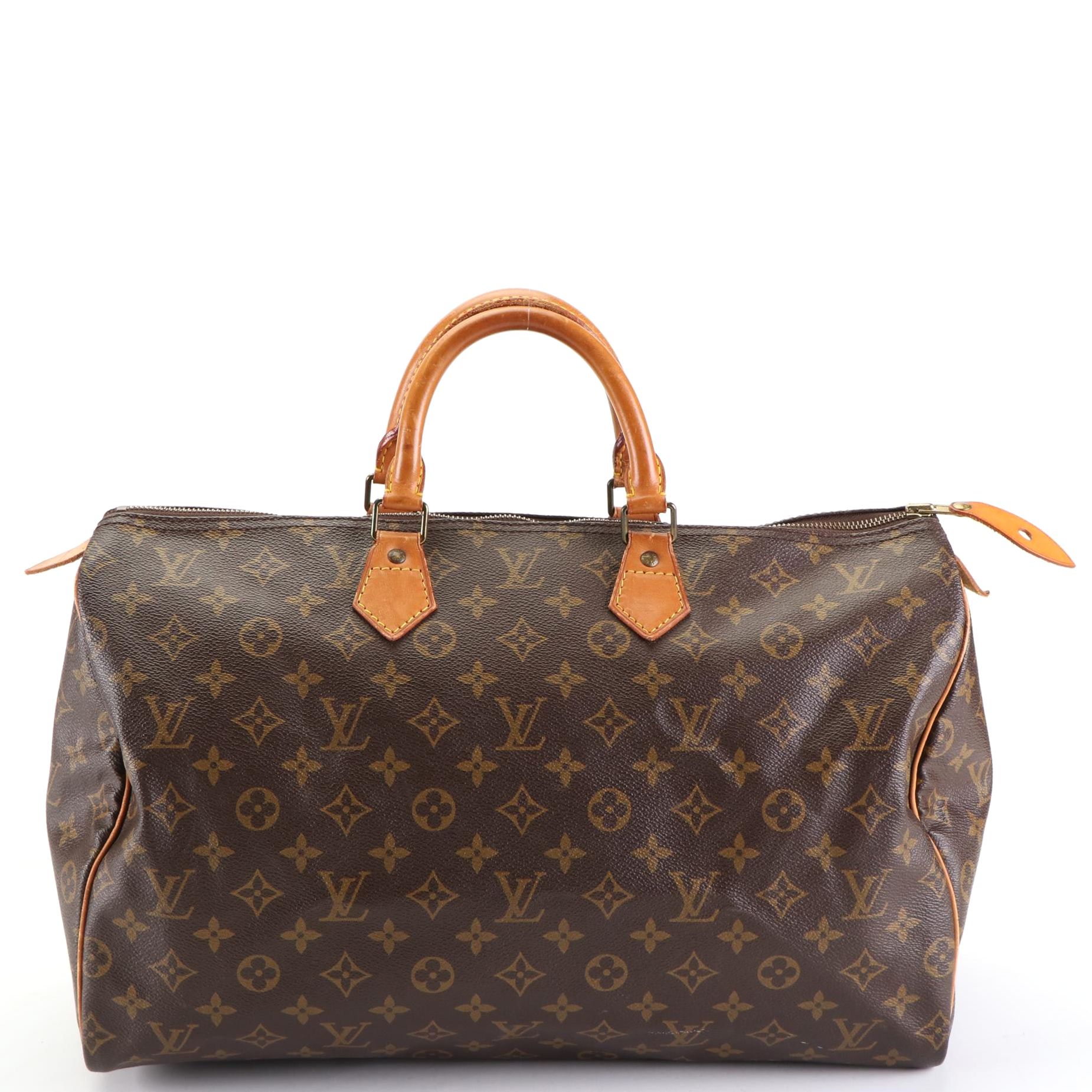 Louis Vuitton Speedy 40 in Monogram Canvas and Vachetta Leather