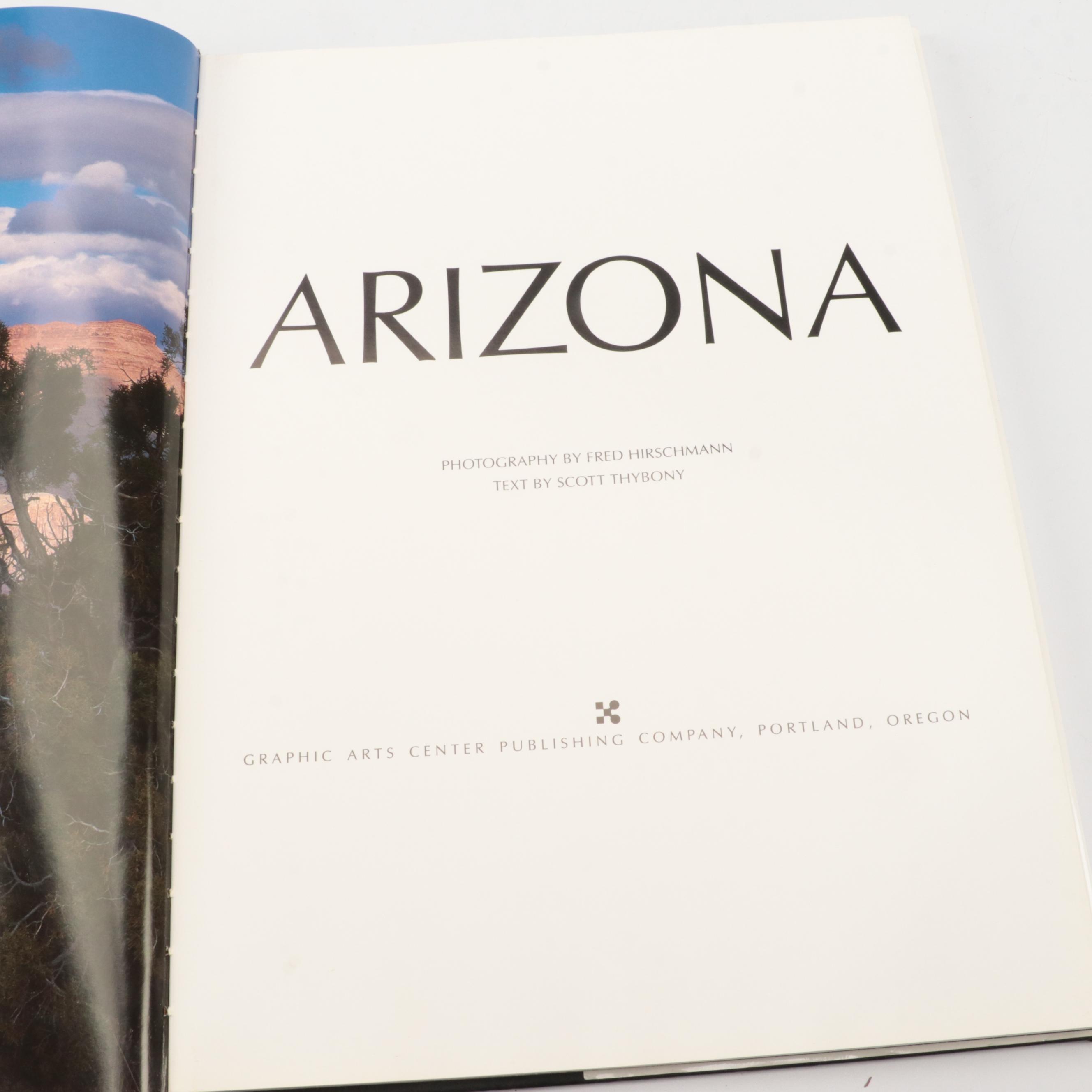 Illustrated "Arizona" by Fred Hirschmann and Scott Thybony, 1990