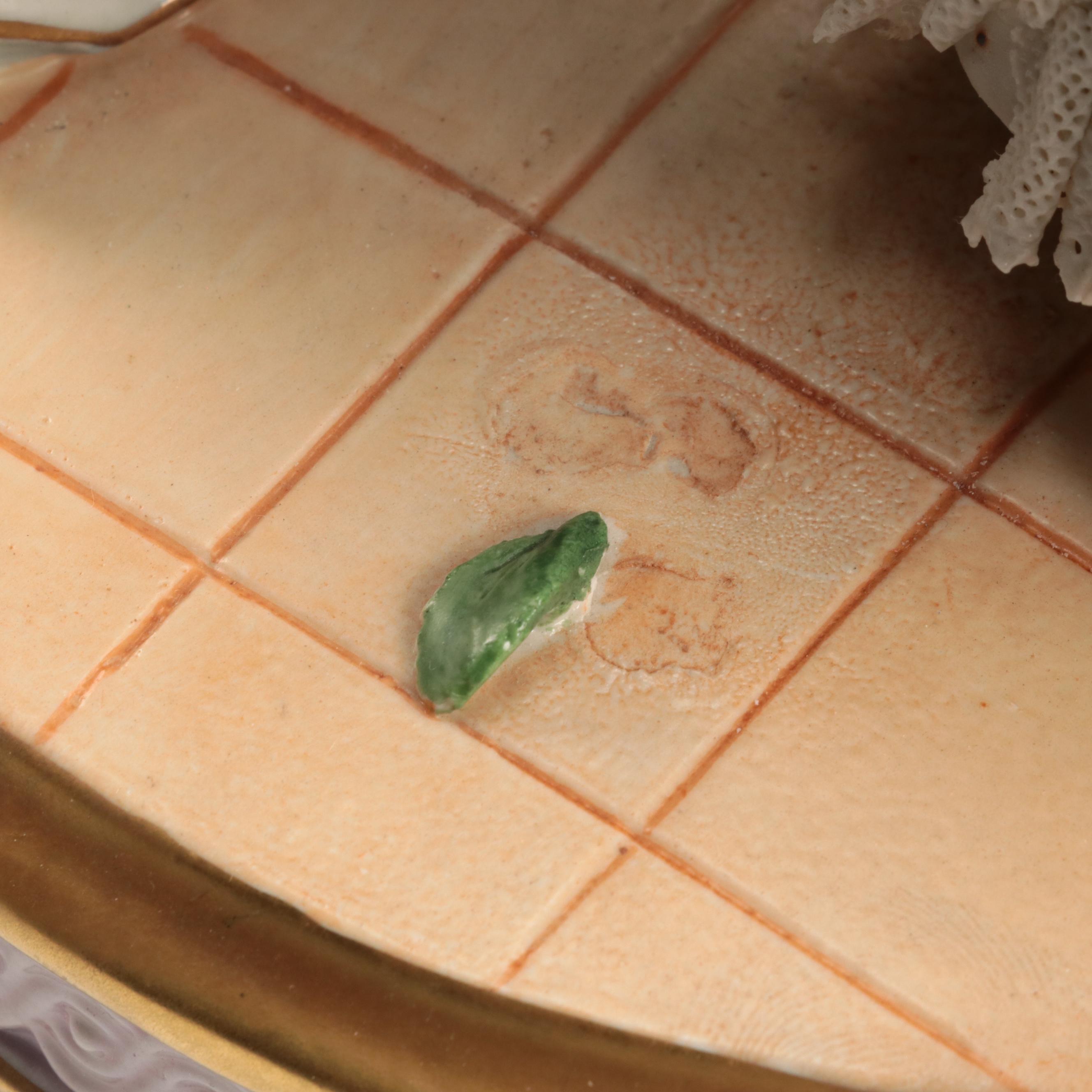 Volkstedt Porcelain Dresden Lace Figural Group