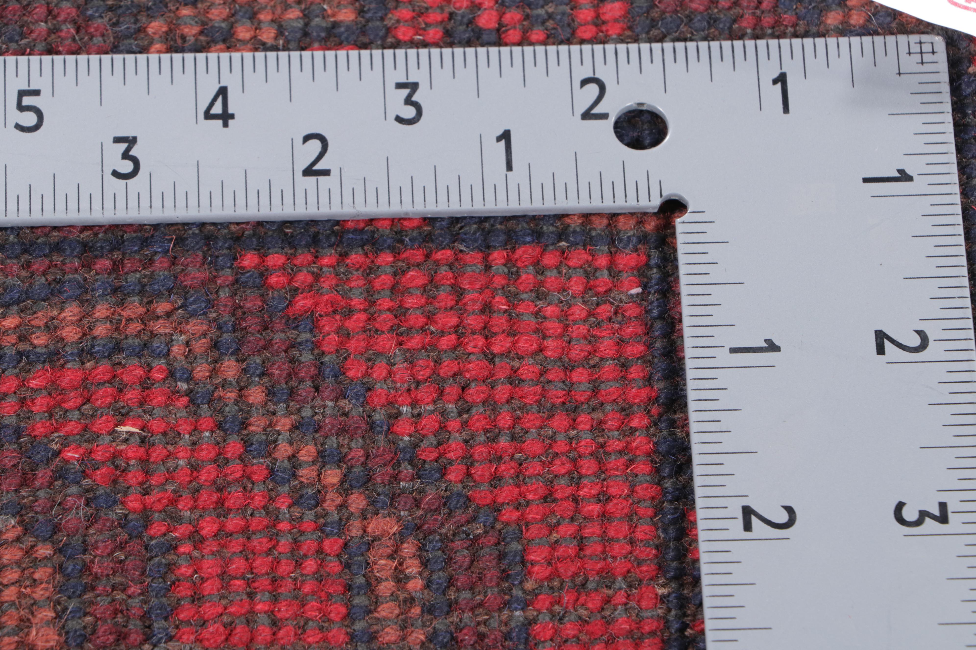 1'9 x 3'7 Hand-Knotted Afghan Turkmen Accent Rug