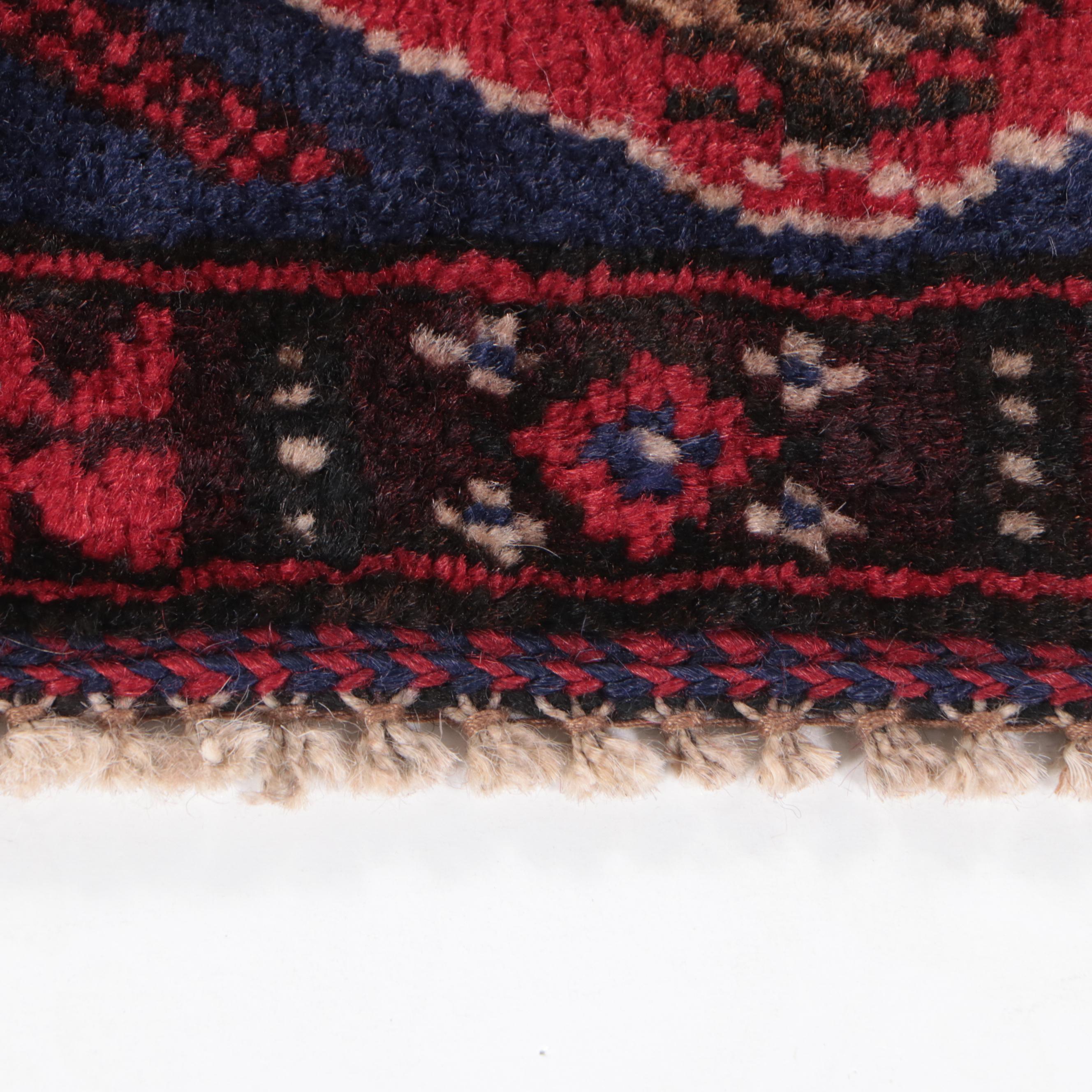 1'7 x 2' Hand-Knotted Afghan Baluch Floor Mat