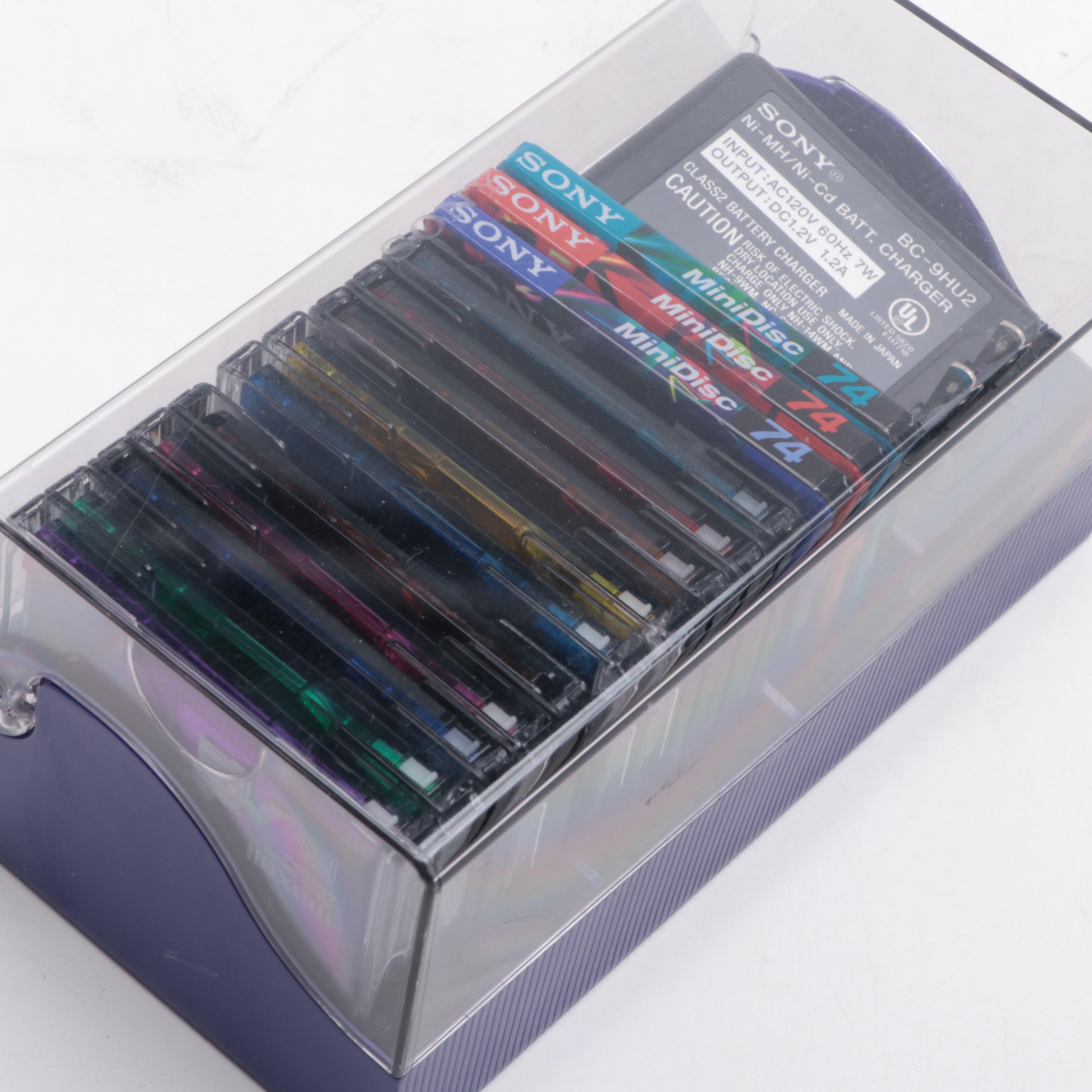 Sony MDS-J8920 Minidisc Deck with Sony MD Walkman and More