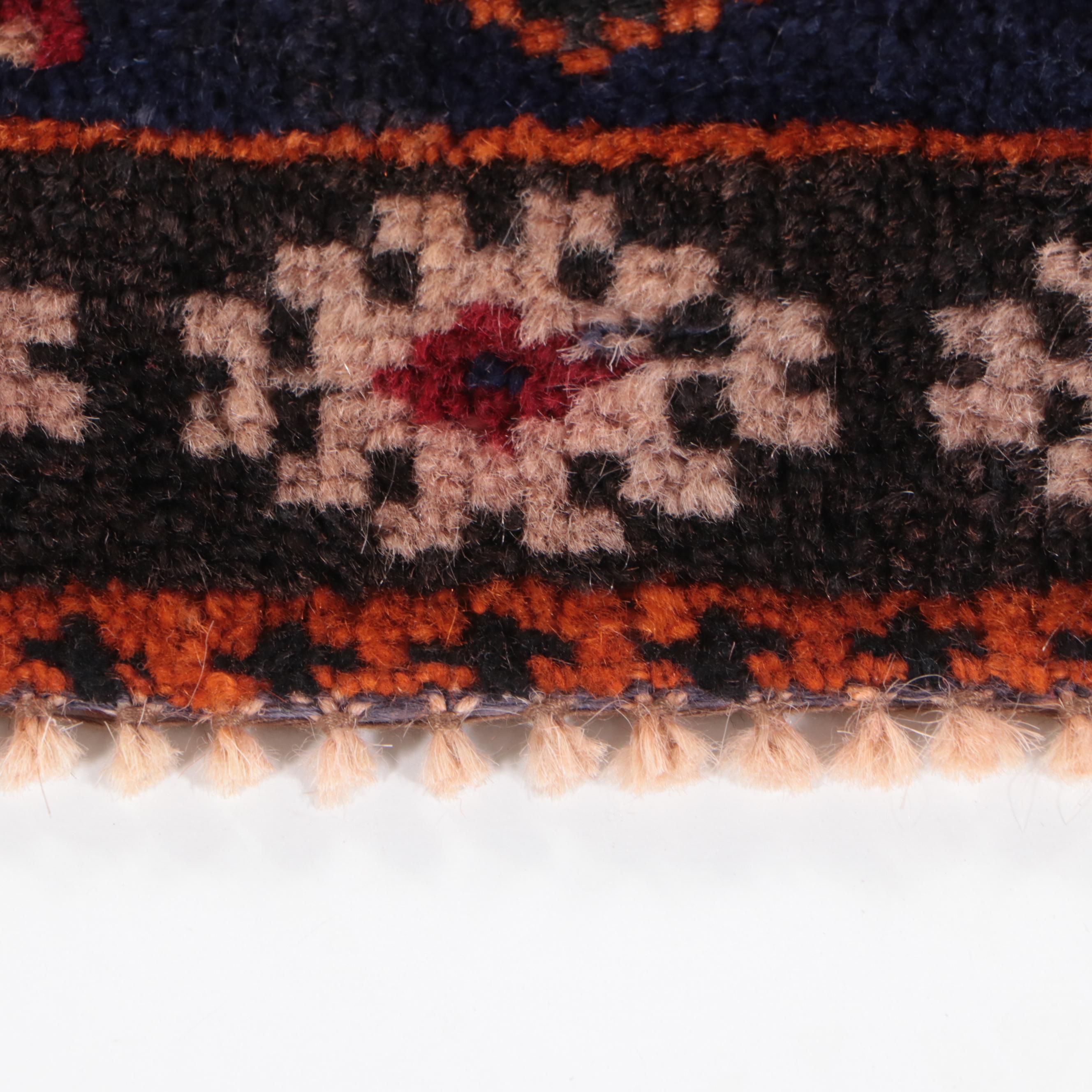 1'8 x 2'1 Hand-Knotted Afghan Baluch Floor Mat