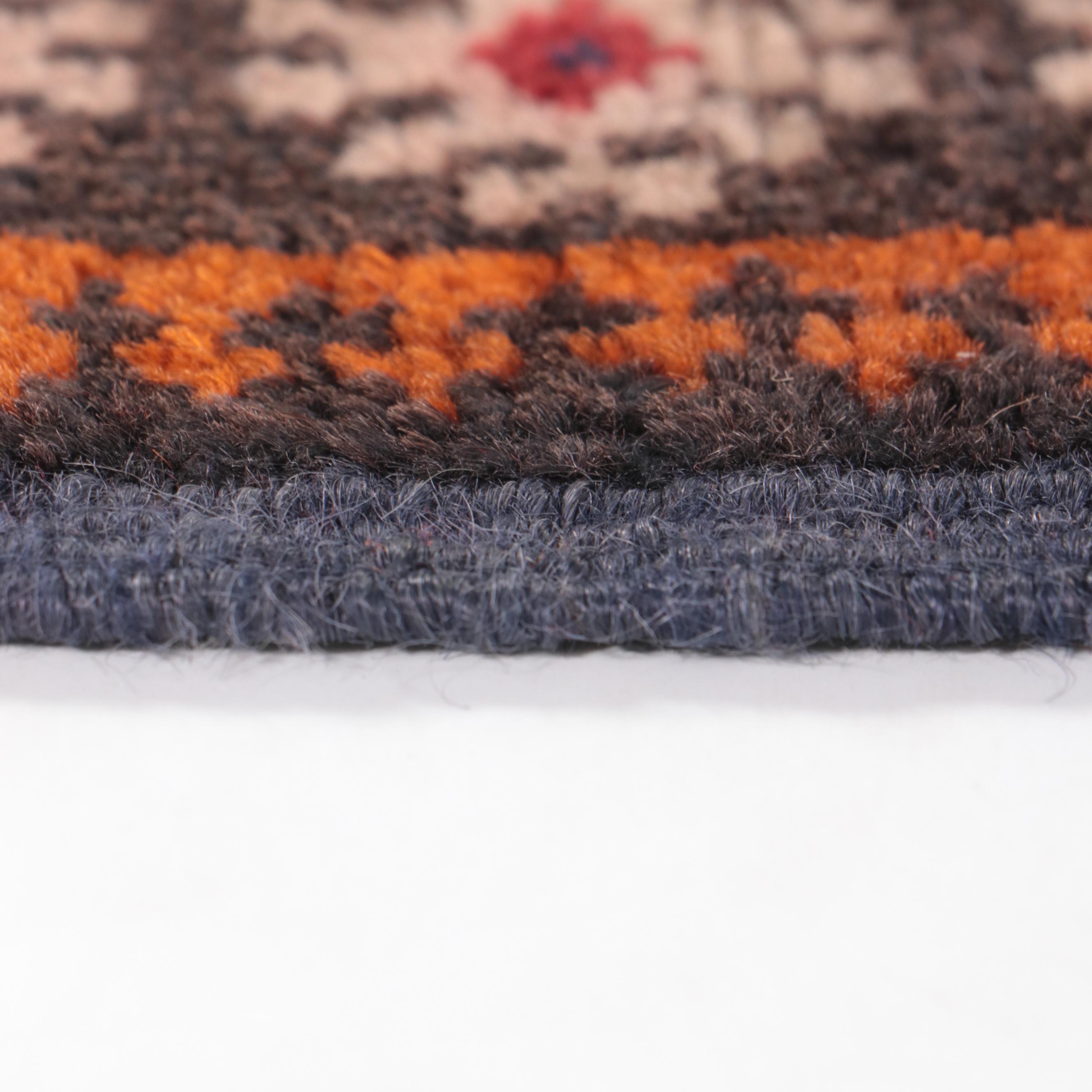 1'8 x 2'1 Hand-Knotted Afghan Baluch Floor Mat