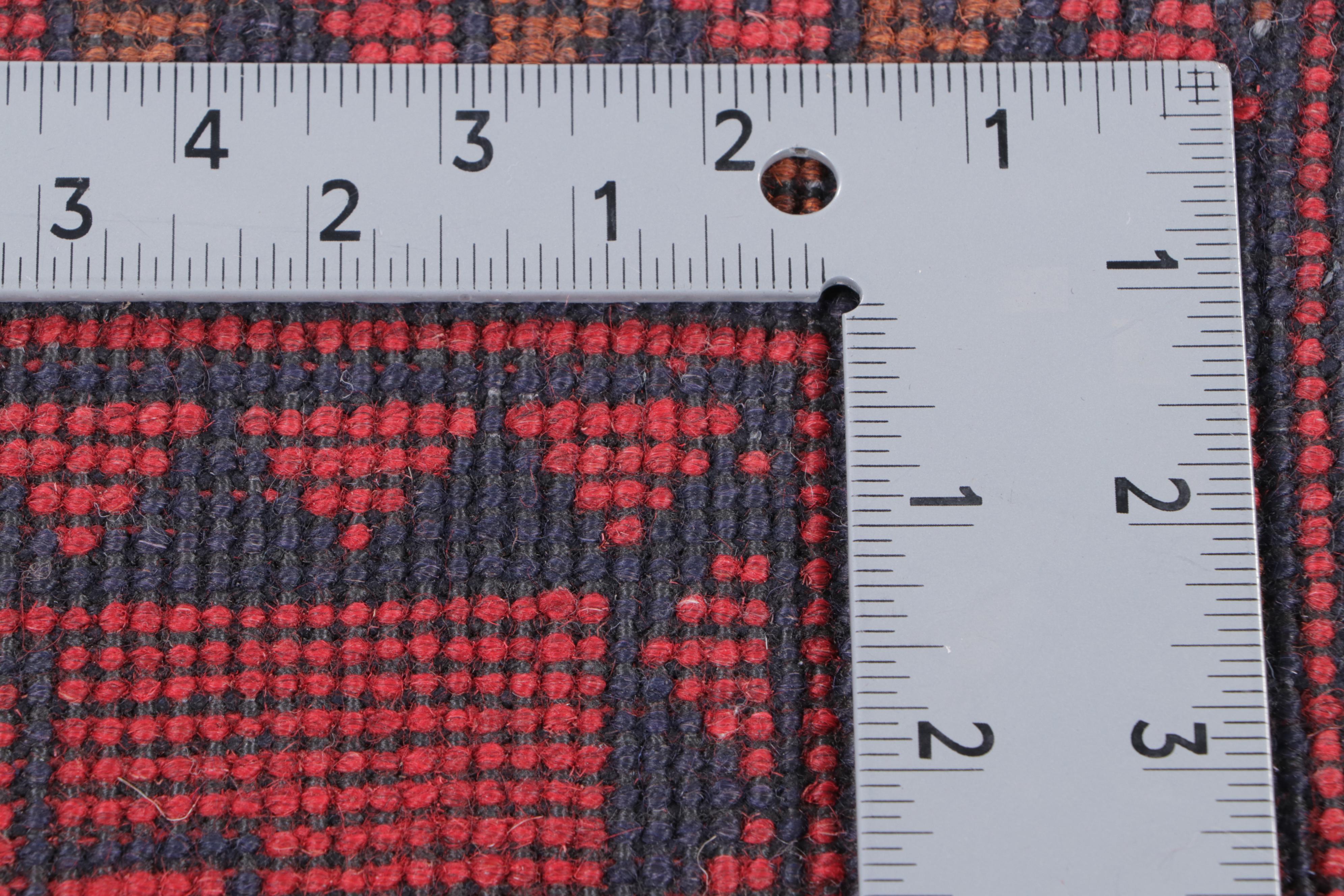 1'8 x 5'1 Hand-Knotted Afghan Turkmen Carpet Runner