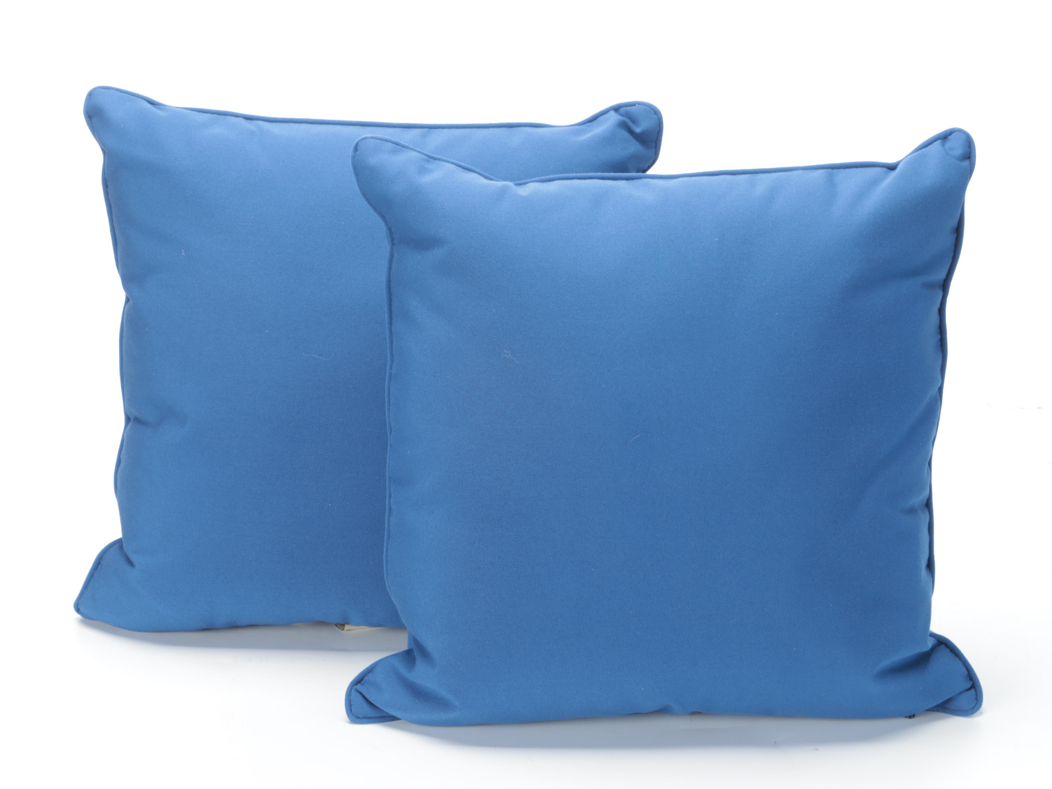 Frontgate Indoor/Outdoor and Striped Pillows