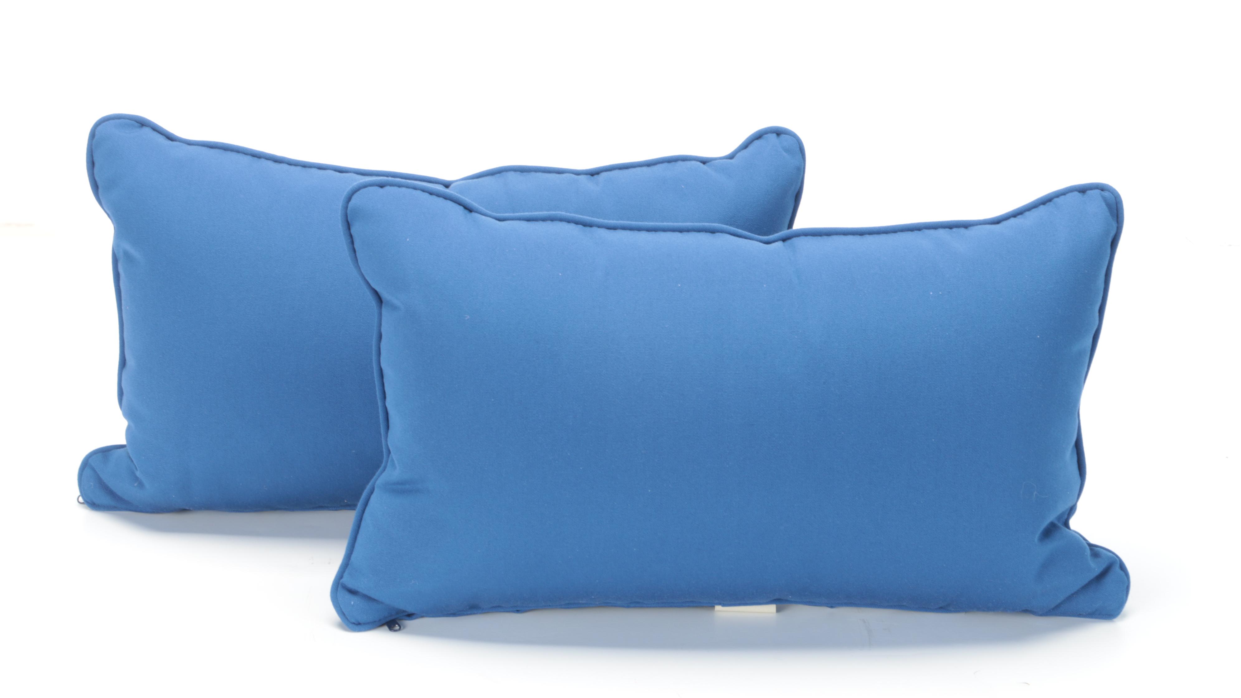 Frontgate Indoor/Outdoor and Striped Pillows