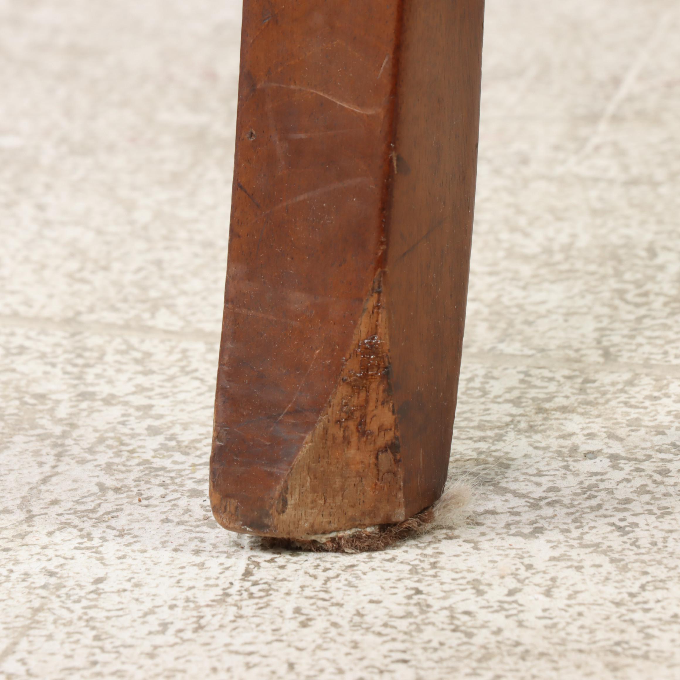 Five George III Style Mahogany Dining Side Chairs, Early 20th Century