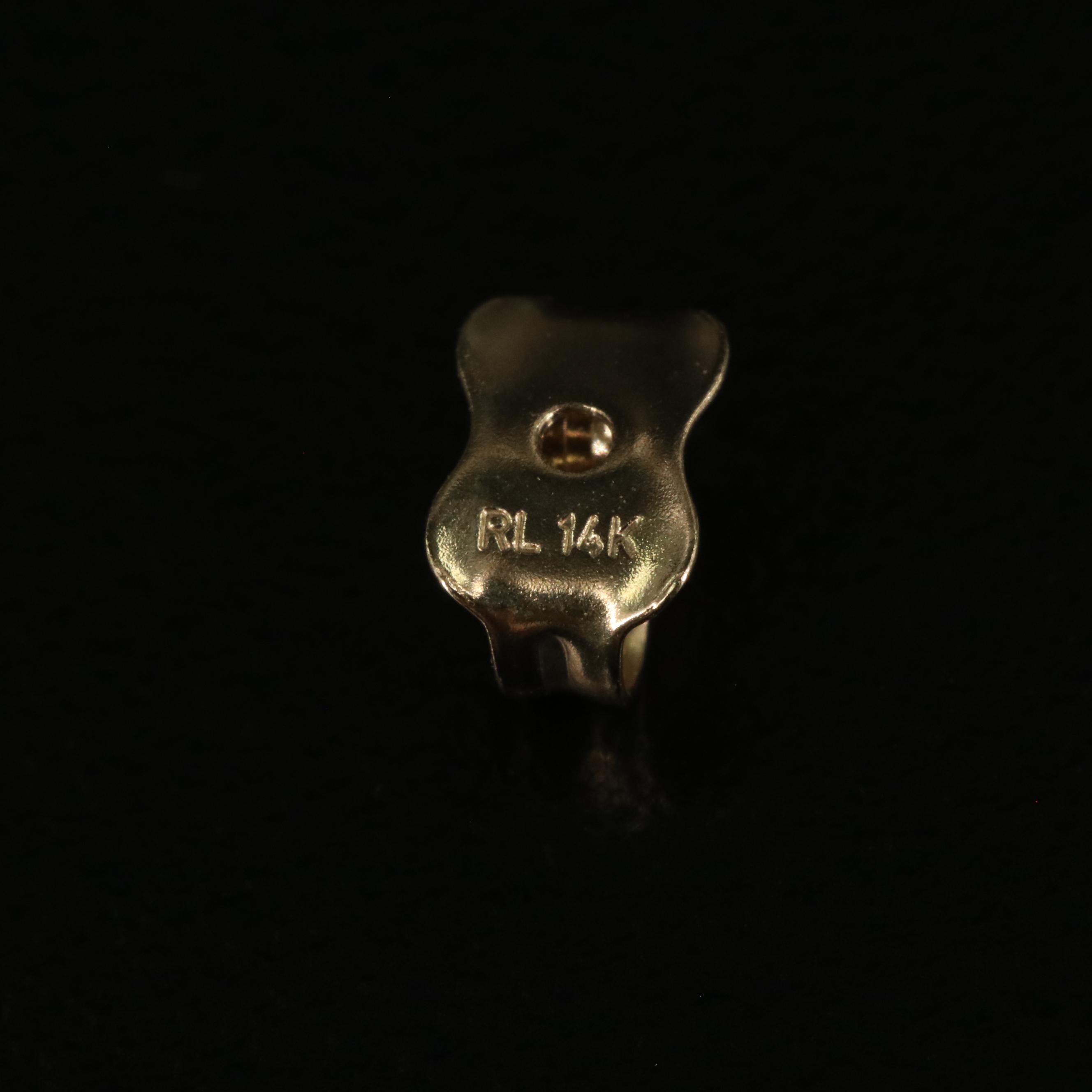 14K Colored Stars and Half Moon Dangle Earrings