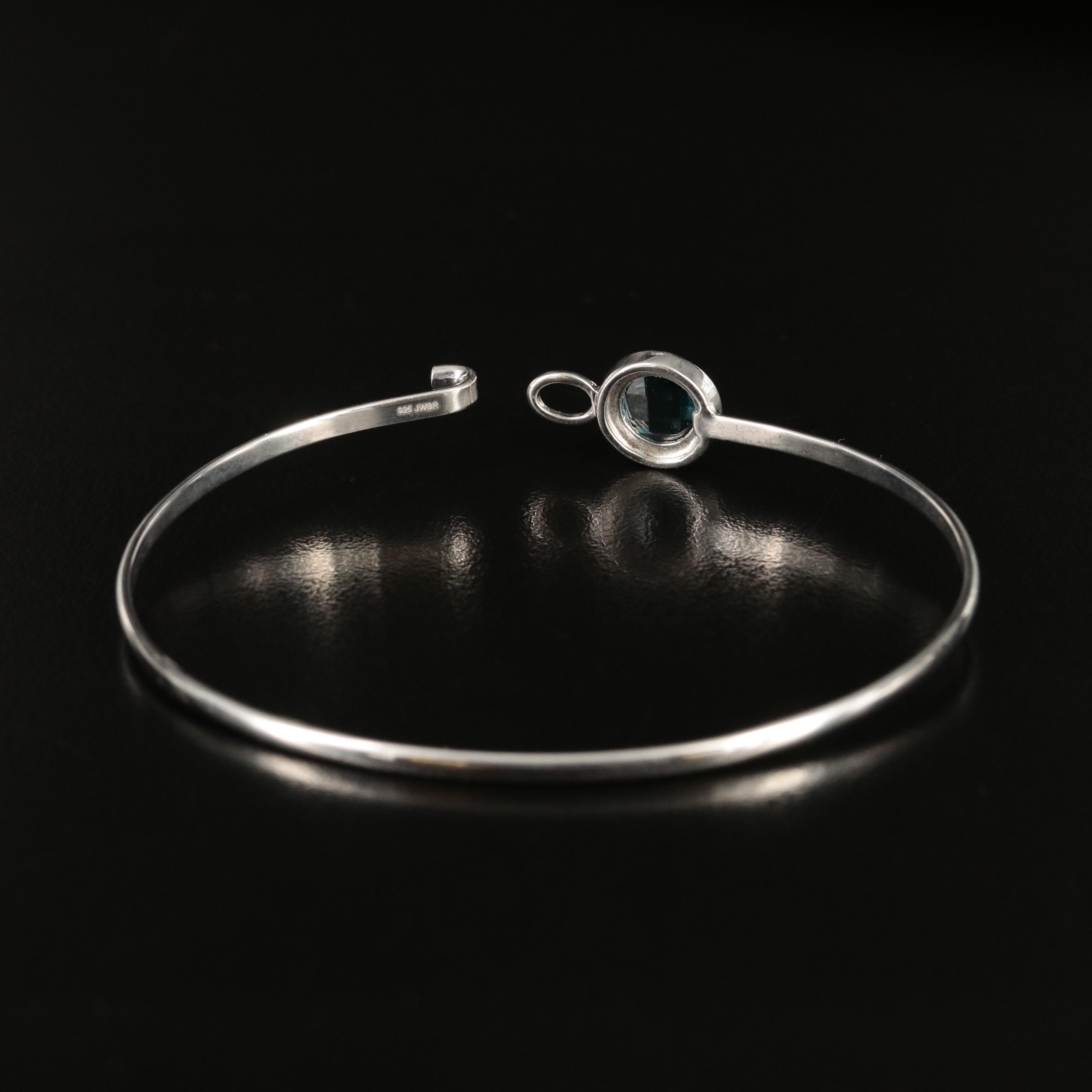 Sterling Topaz Bangle