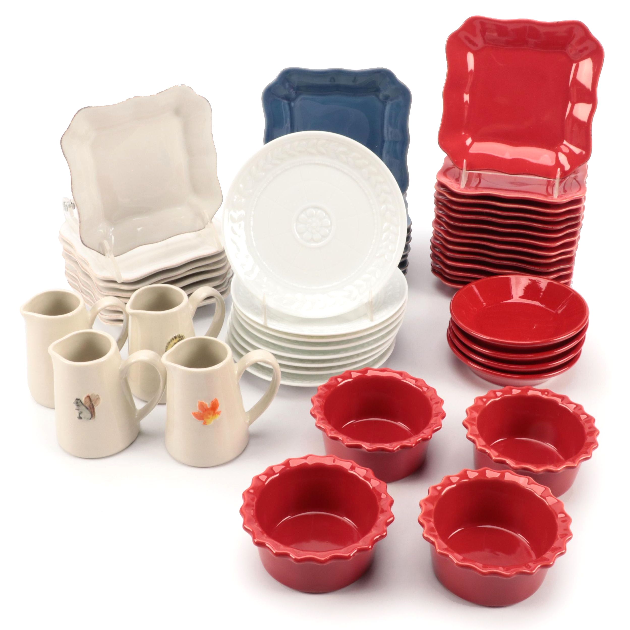 Bernardaud "Louvre" and Other Ceramic Dishes